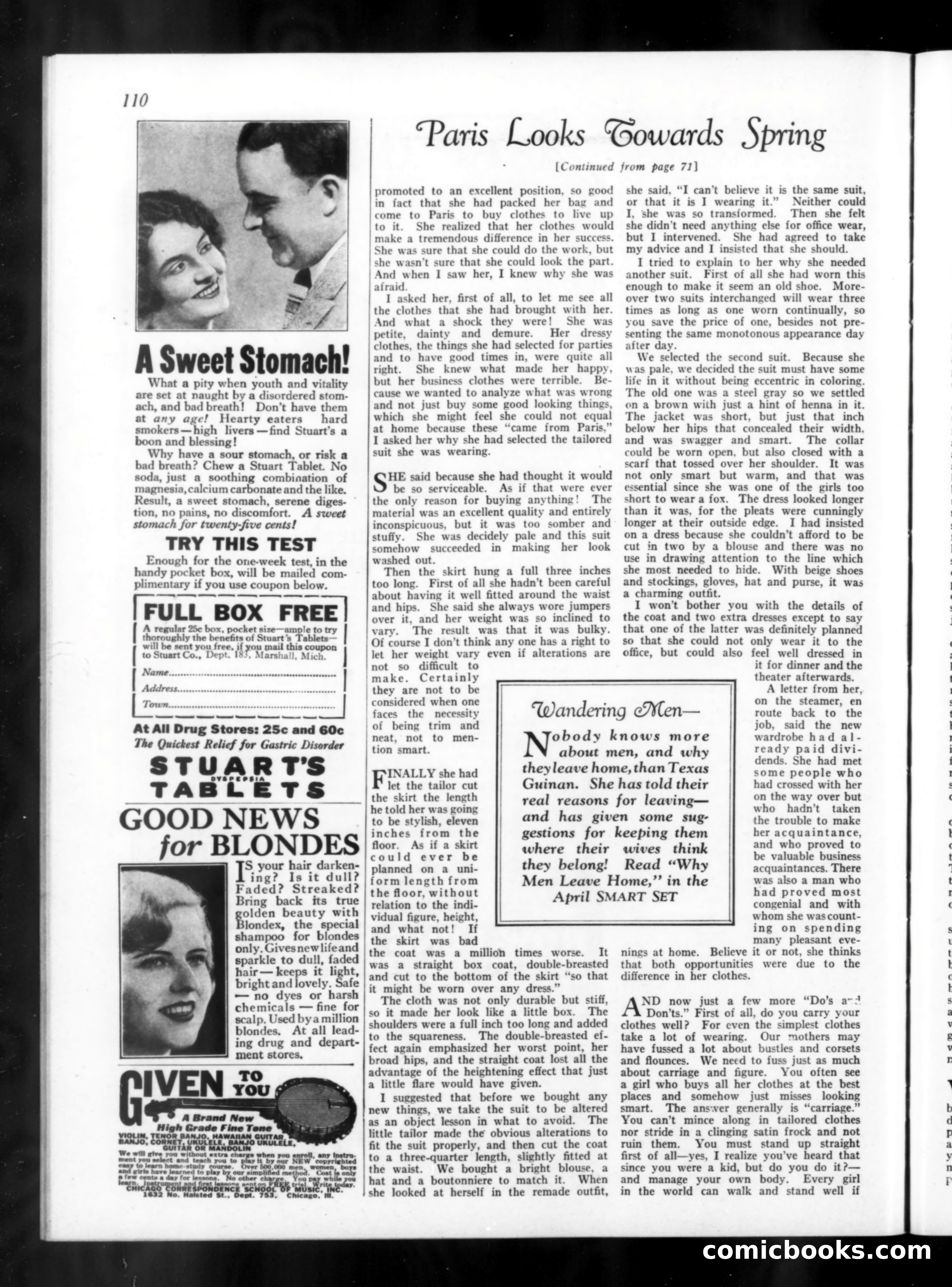 Smart Set Magazine Cover — page 112 of 156