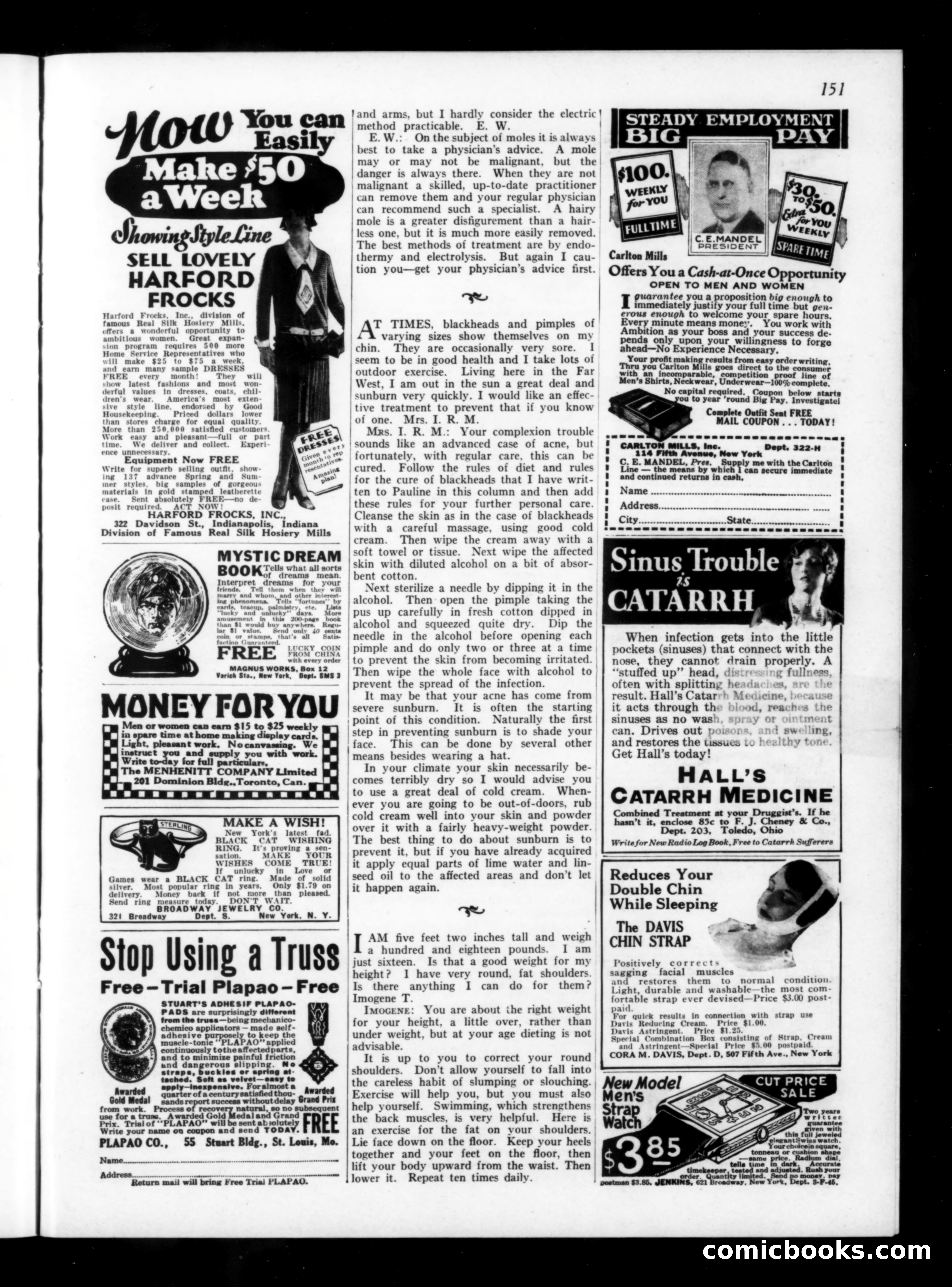 Smart Set Magazine Cover — page 153 of 156