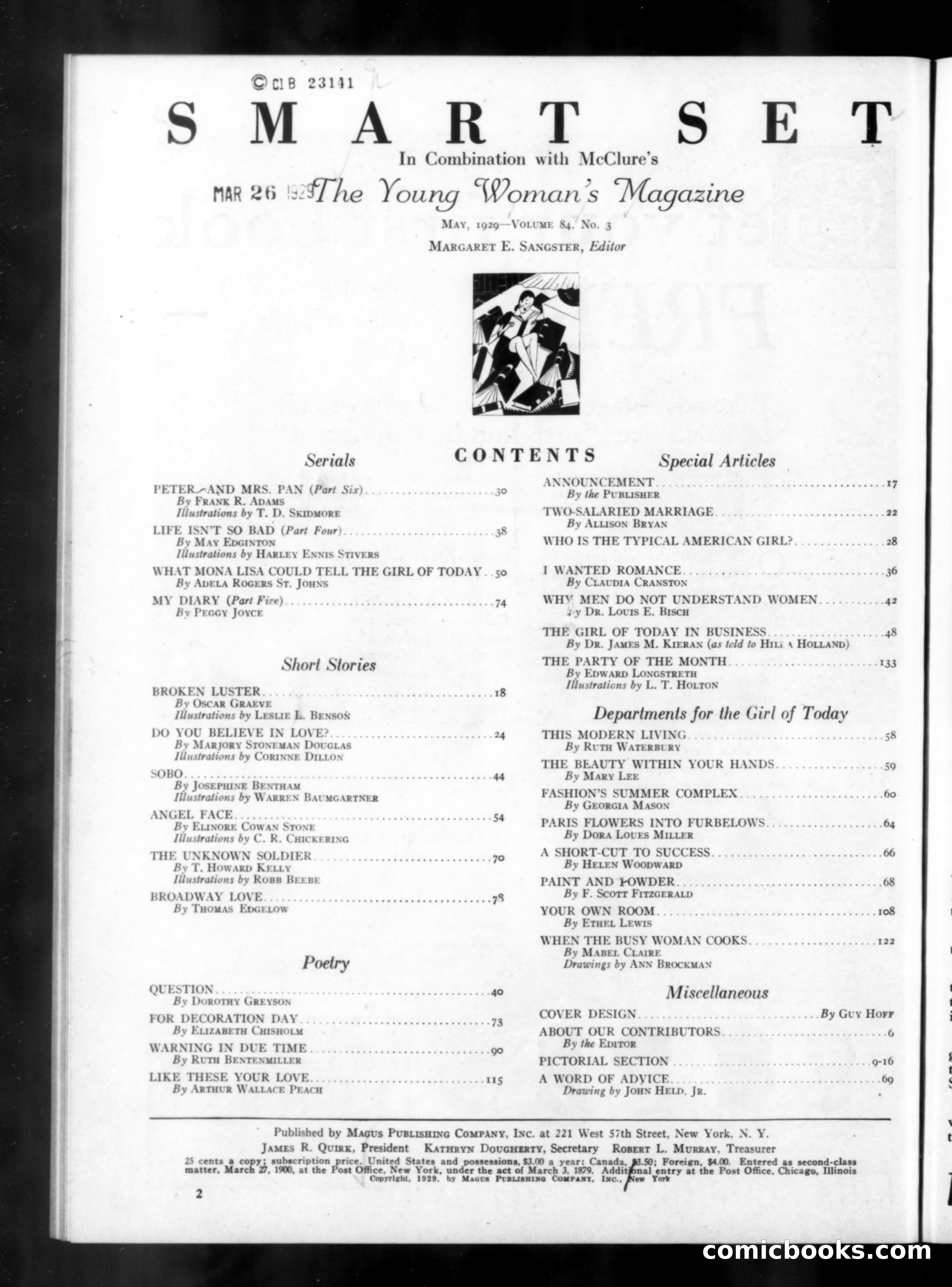 Smart Set, May 1929 — page 4 of 140