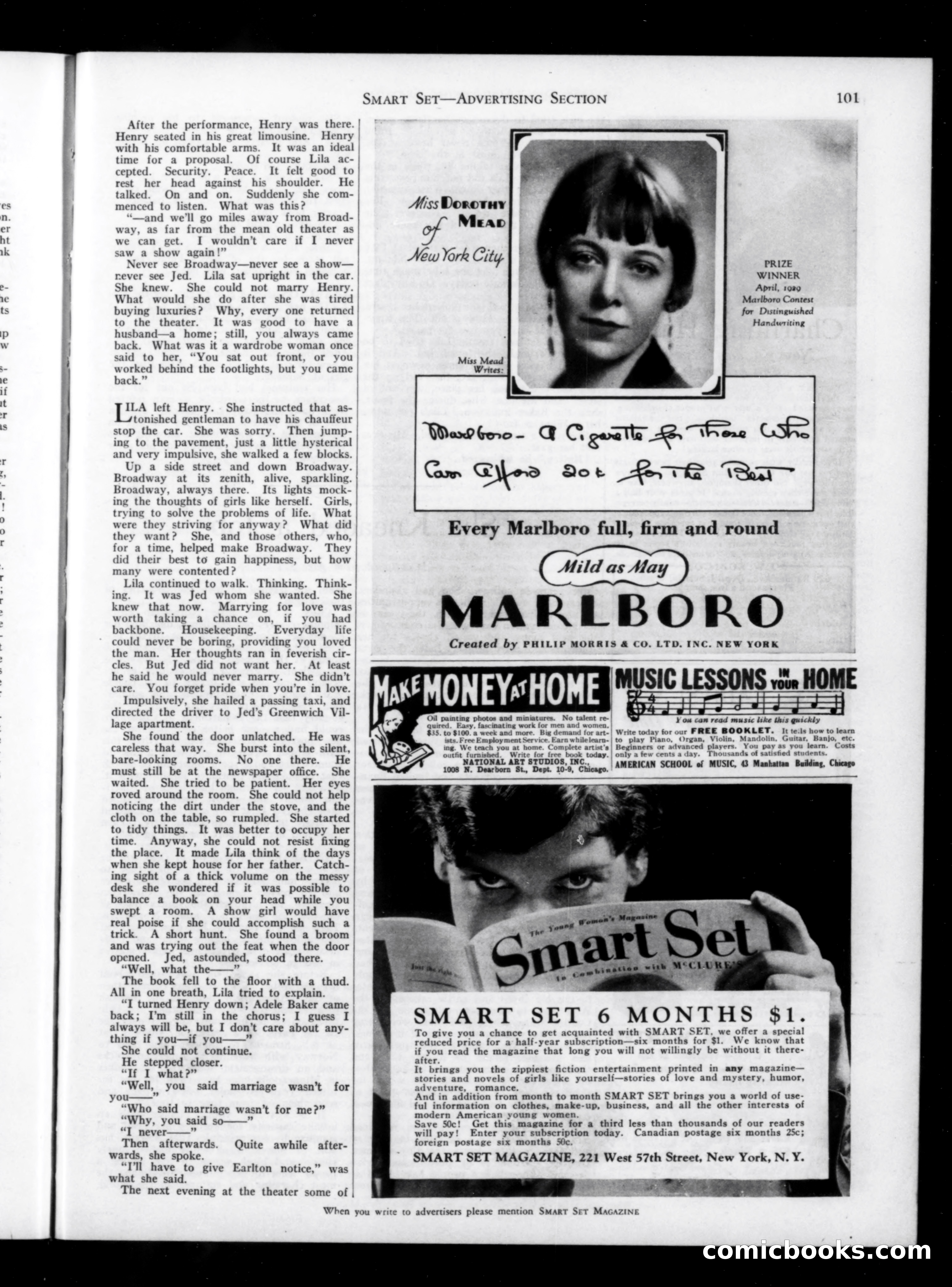 Smart Set, September 1929 — page 107 of 144