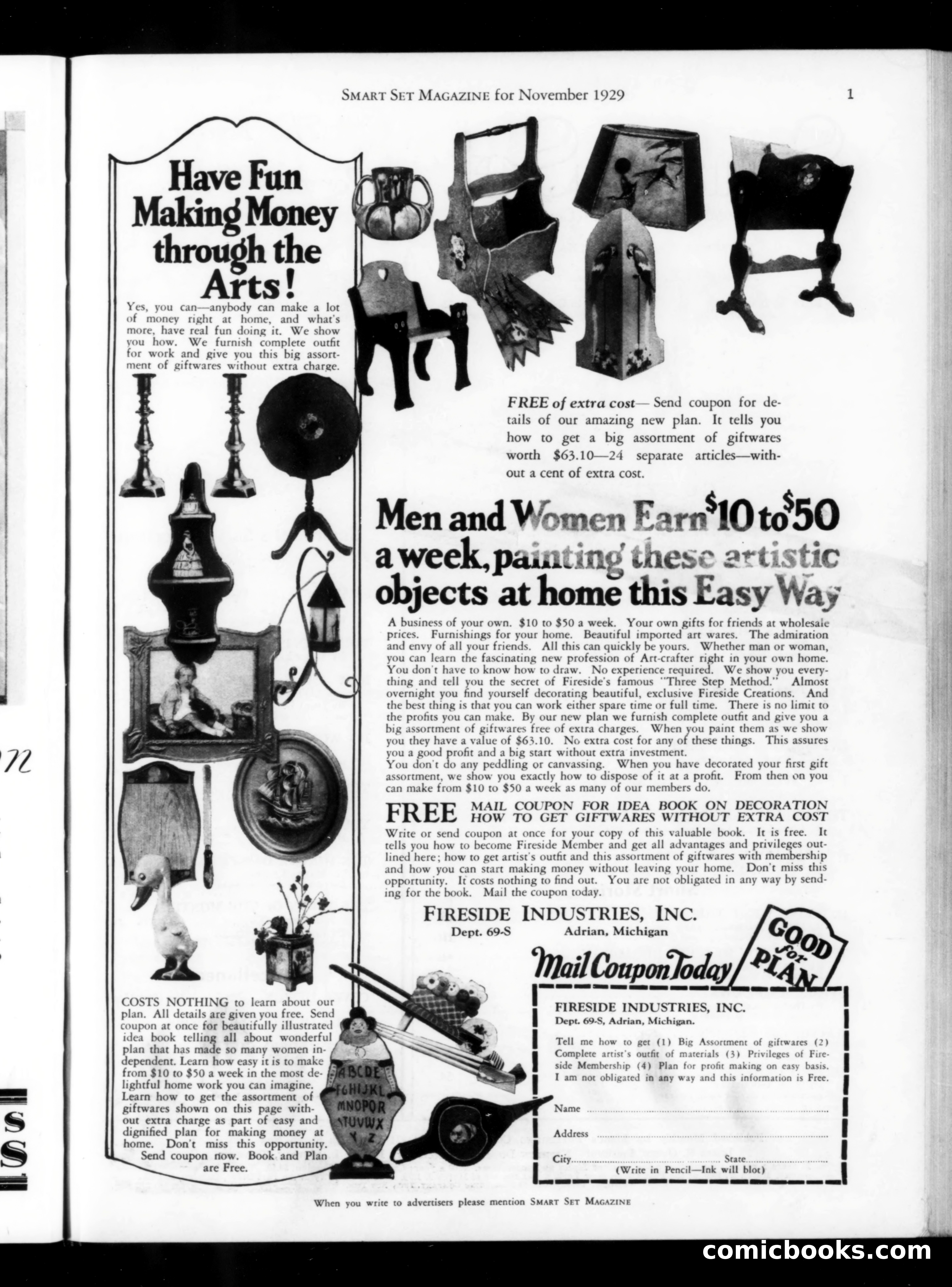 Smart Set, November 1929 — page 3 of 140