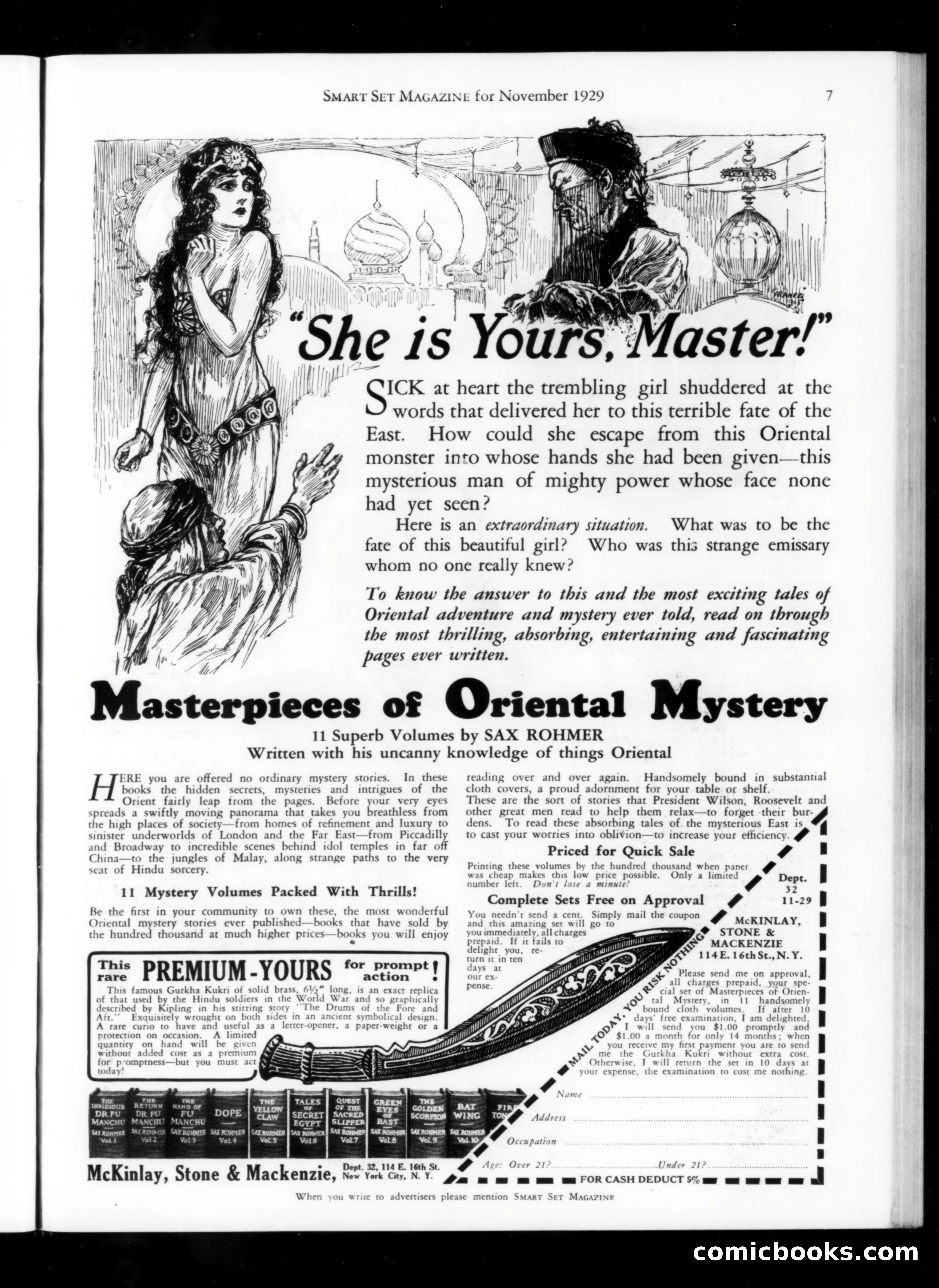 Smart Set, November 1929 — page 9 of 140