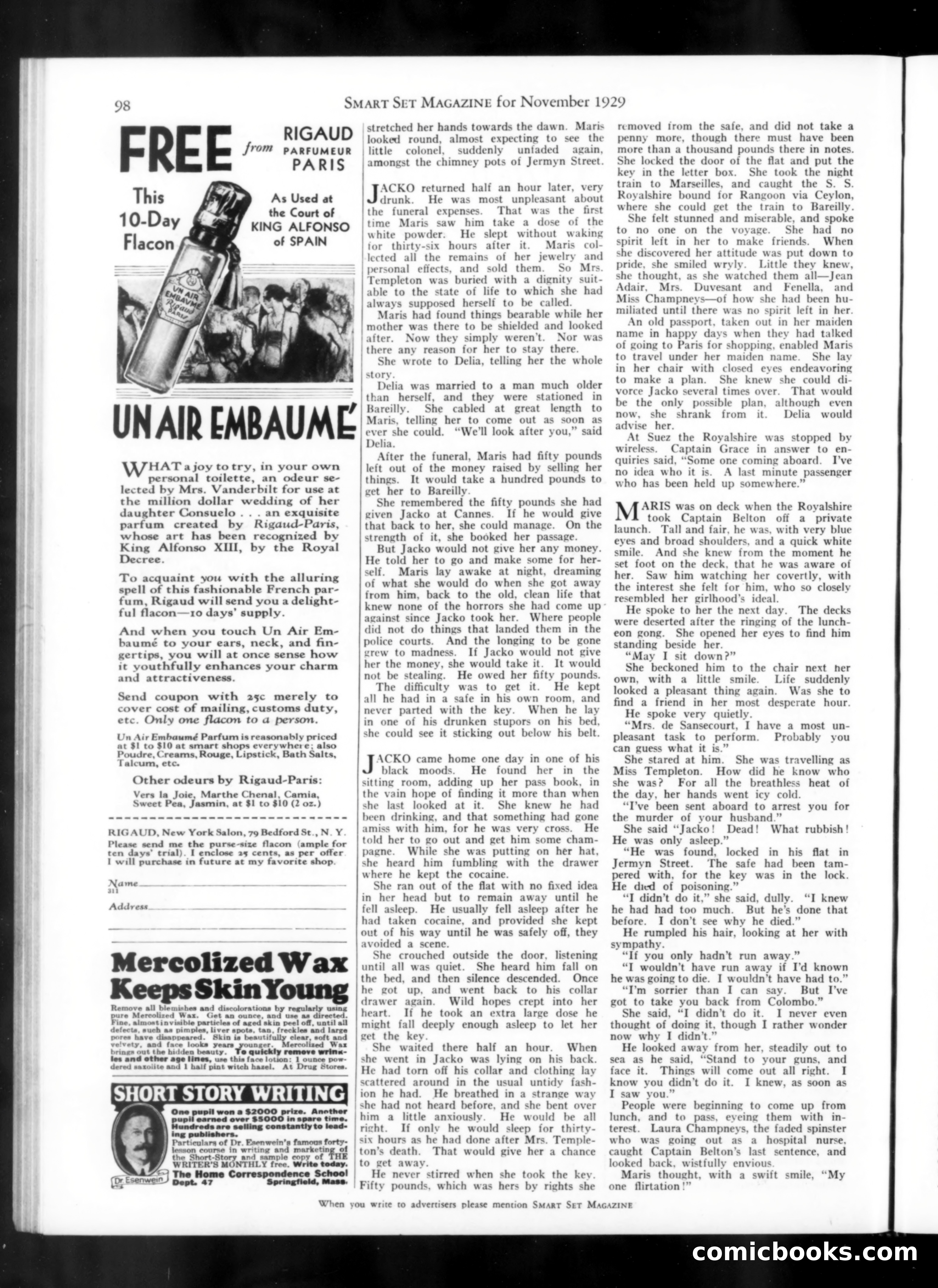 Smart Set, November 1929 — page 100 of 140
