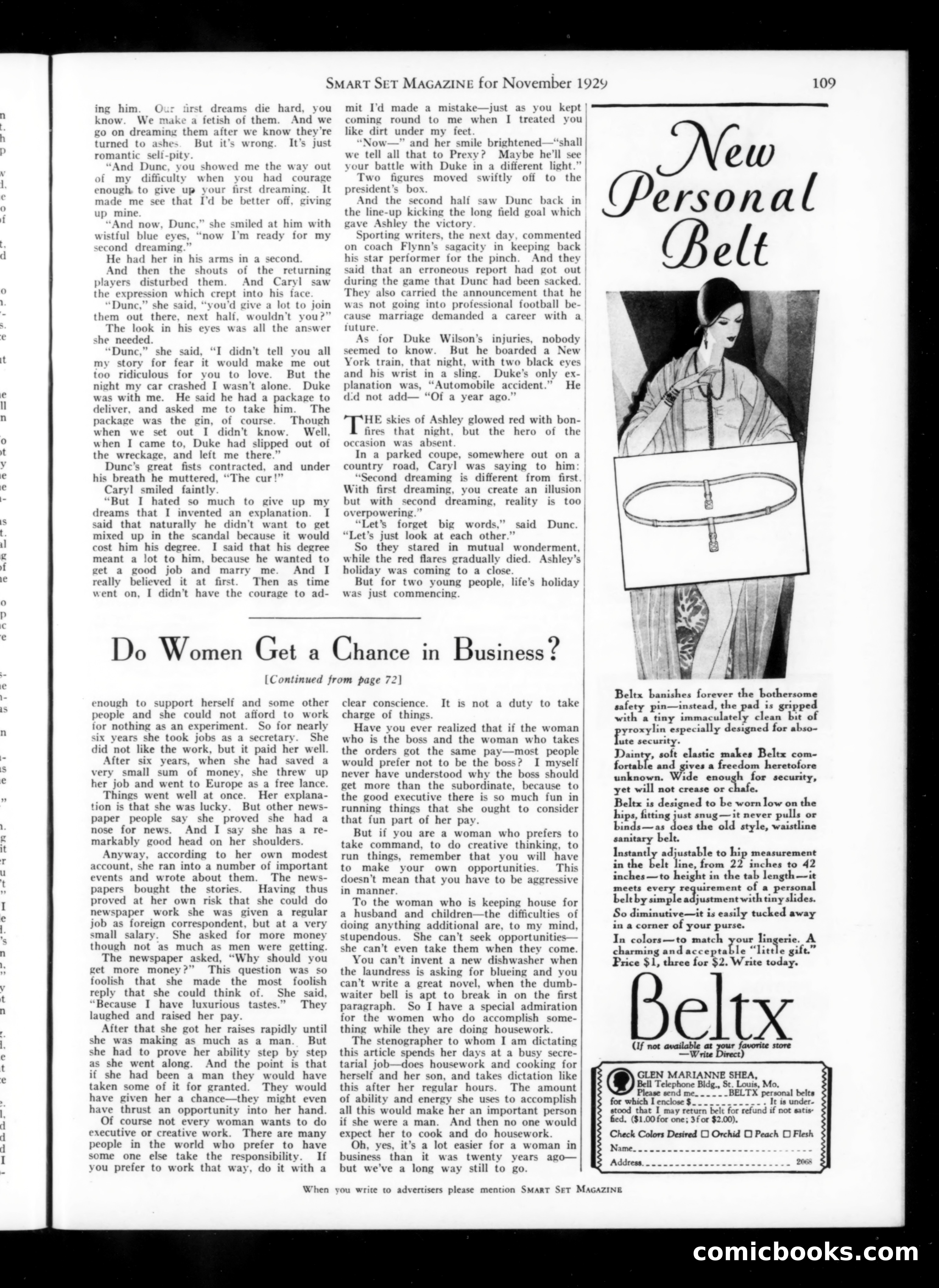 Smart Set, November 1929 — page 111 of 140