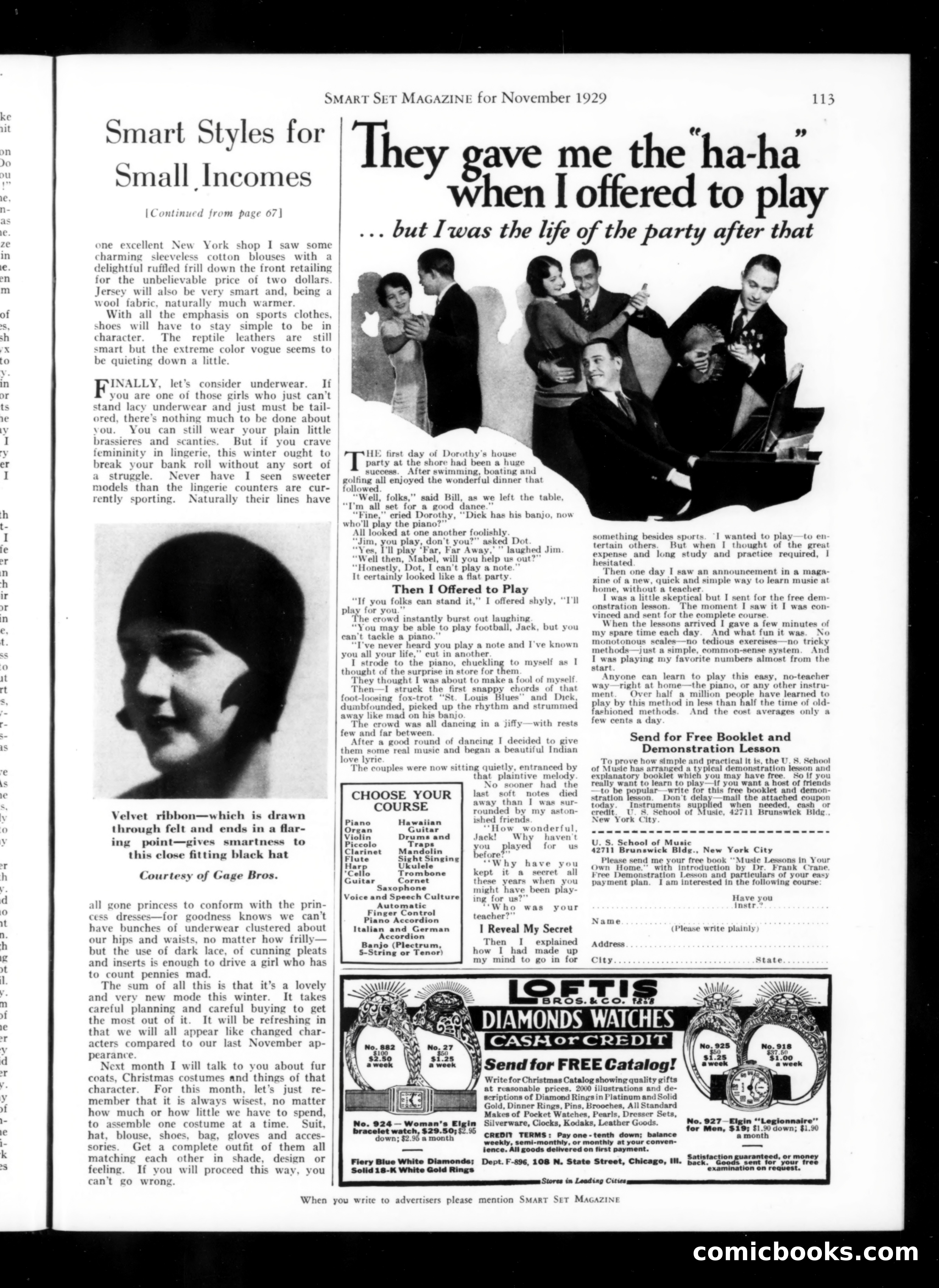 Smart Set, November 1929 — page 115 of 140
