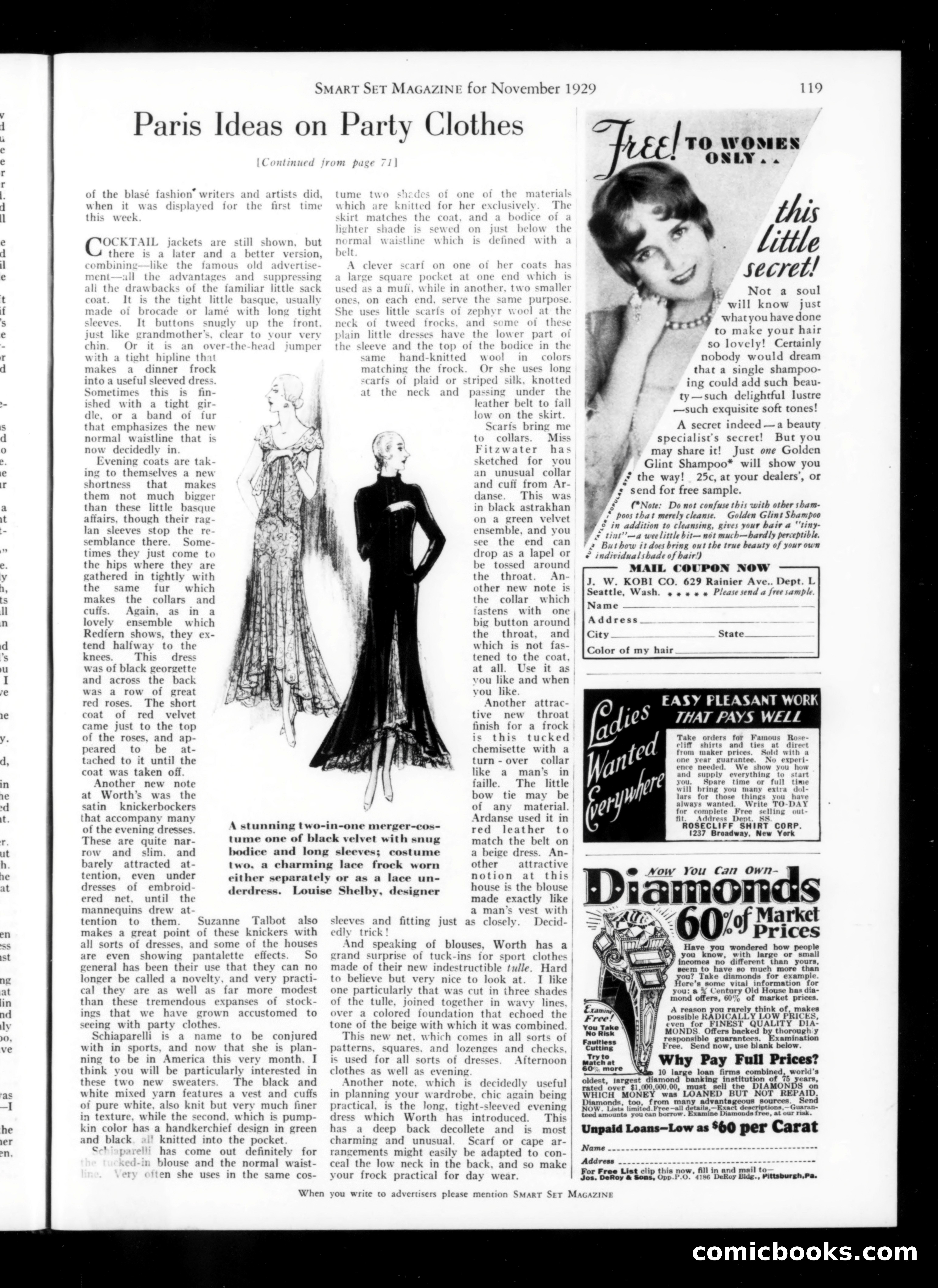 Smart Set, November 1929 — page 121 of 140