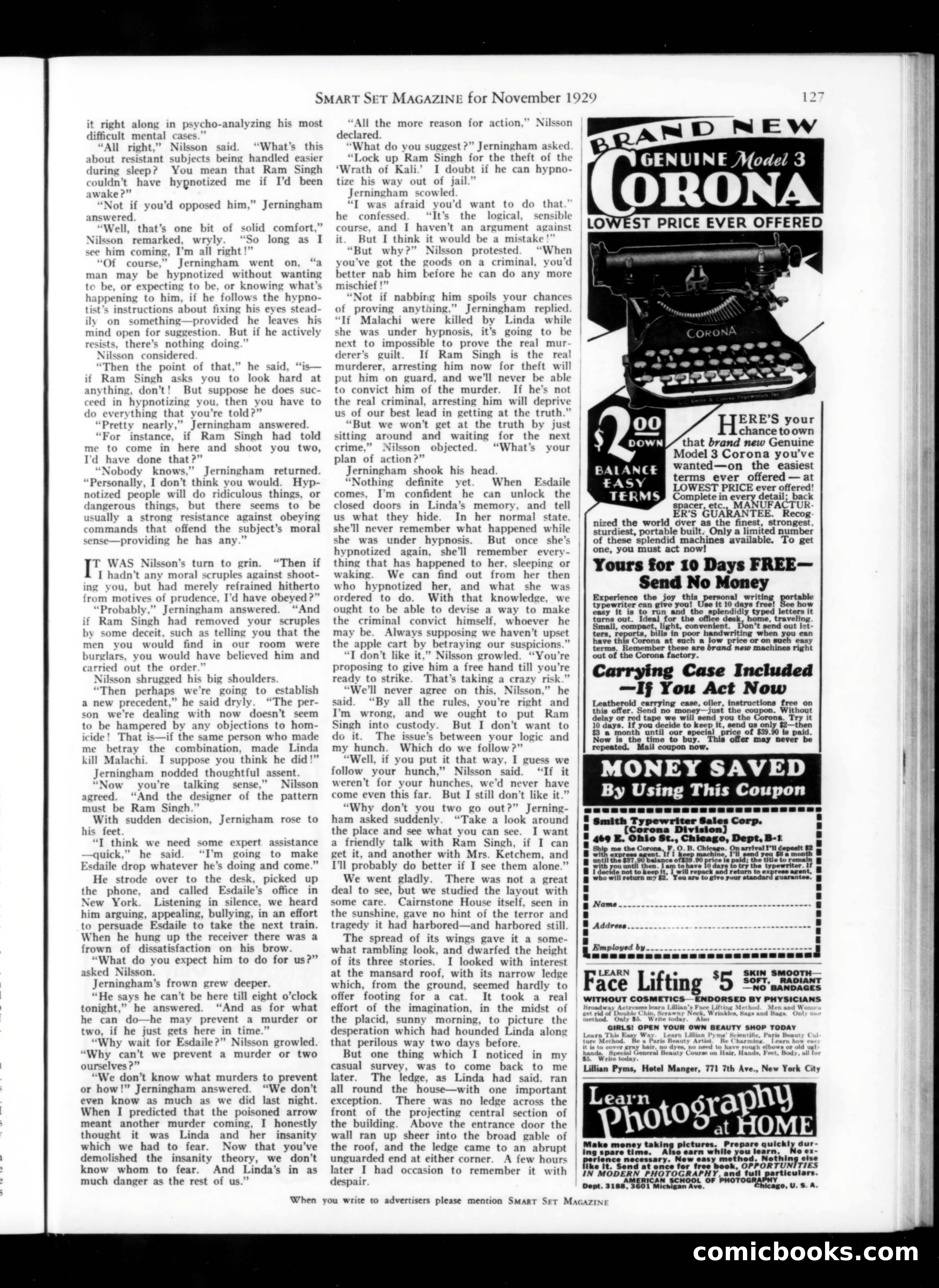 Smart Set, November 1929 — page 129 of 140