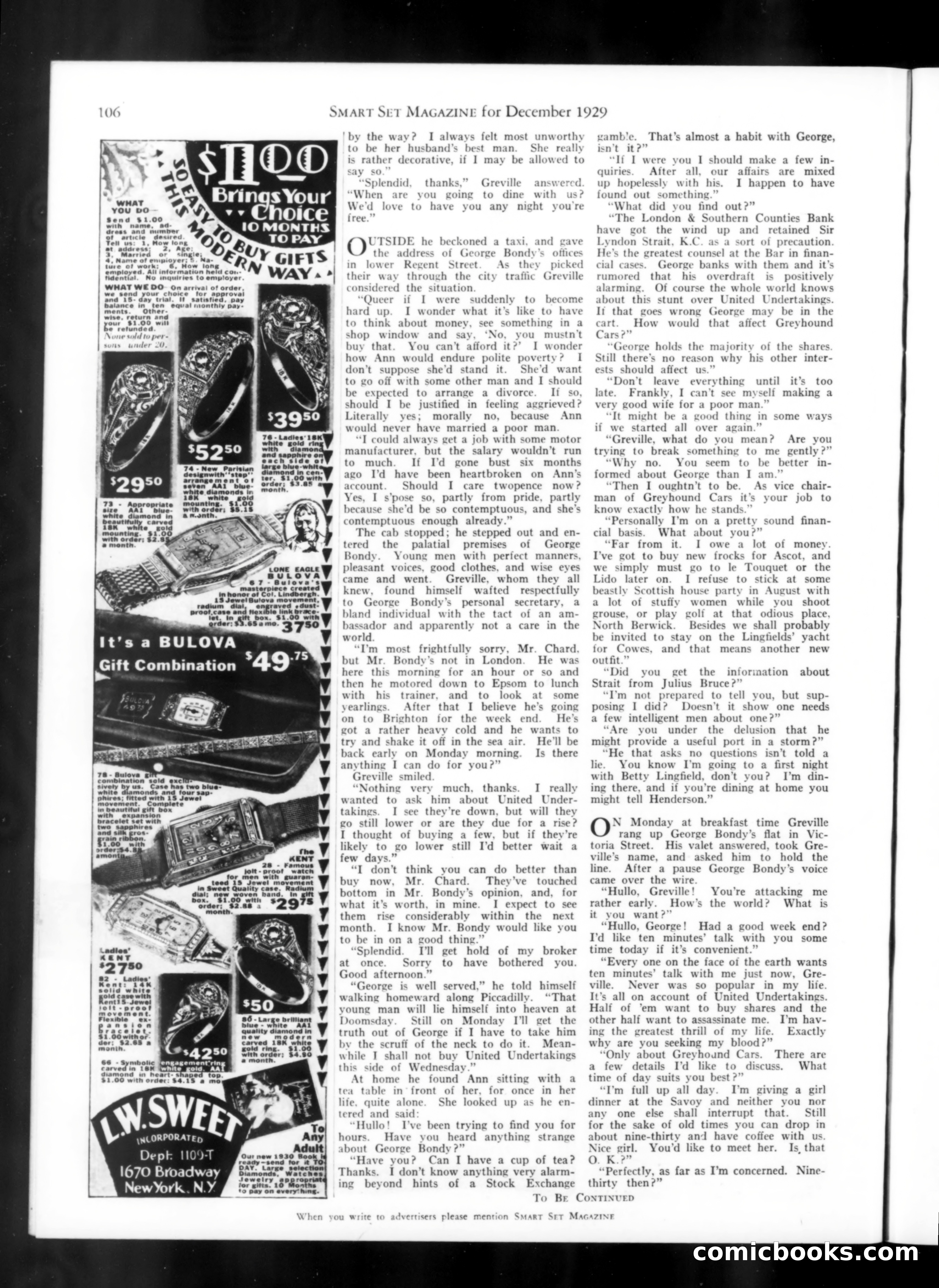 Smart Set, December 1929 — page 108 of 140
