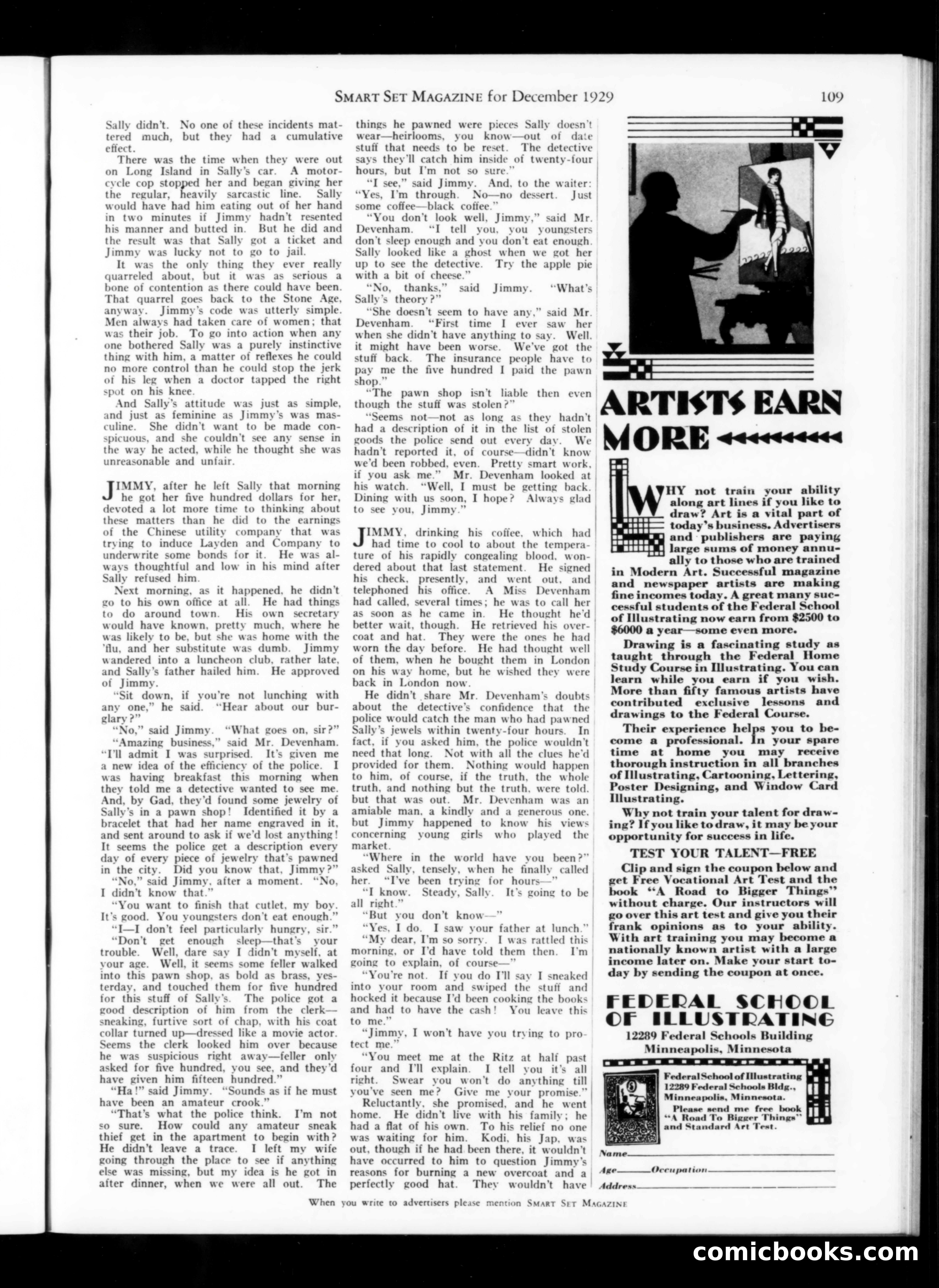 Smart Set, December 1929 — page 111 of 140
