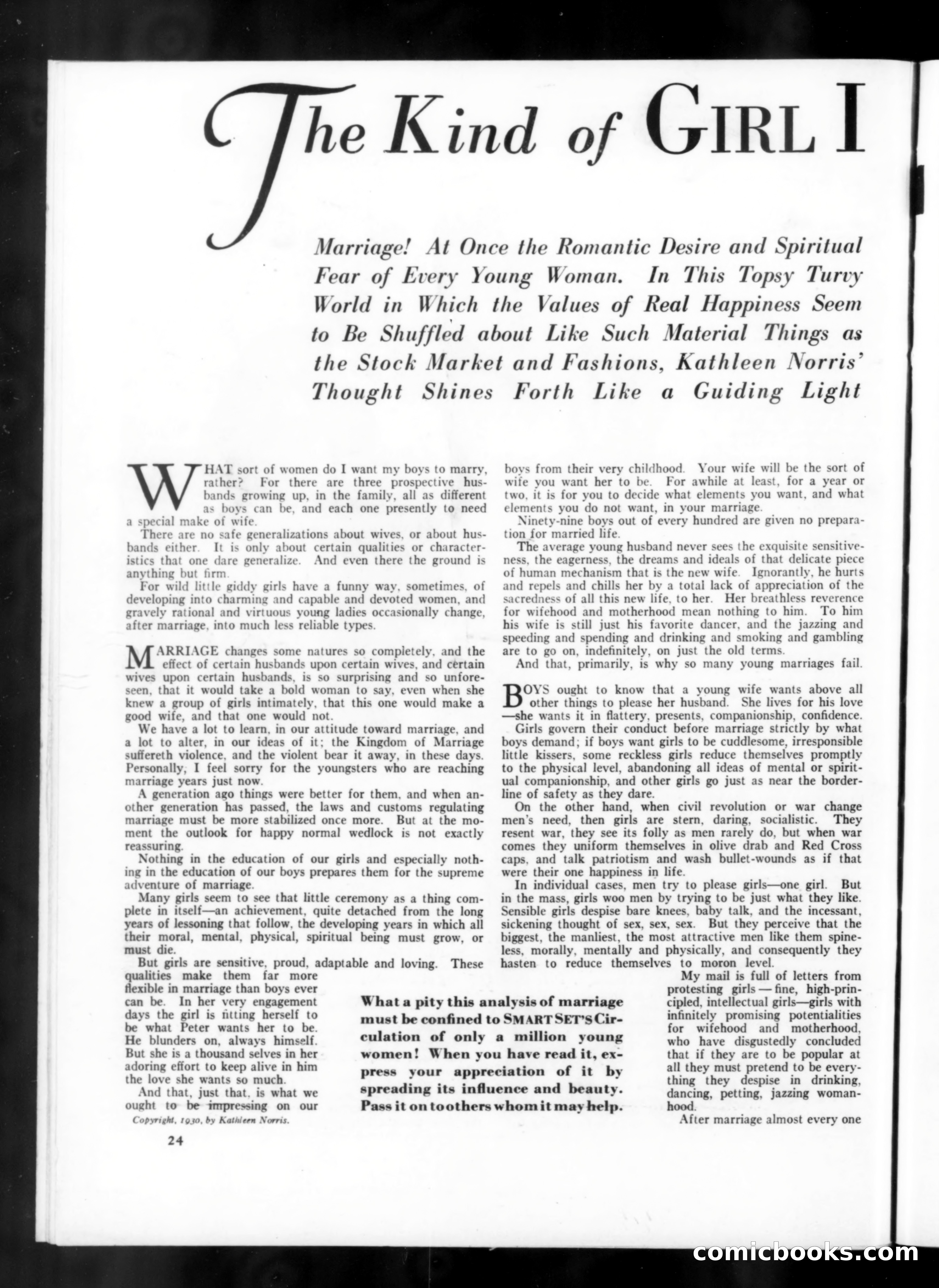 The Smart Set, March 1930 — page 26 of 140