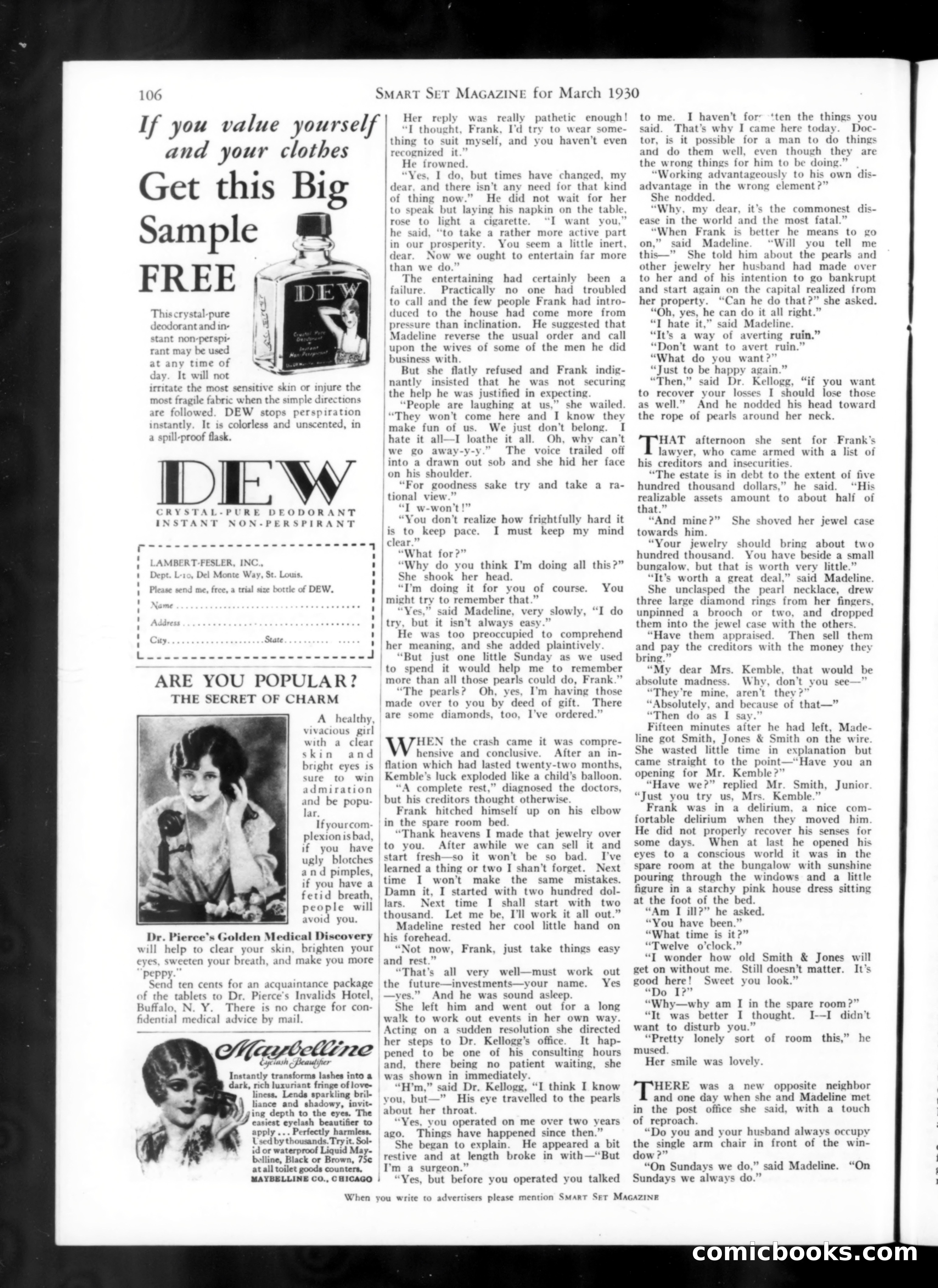 The Smart Set, March 1930 — page 108 of 140