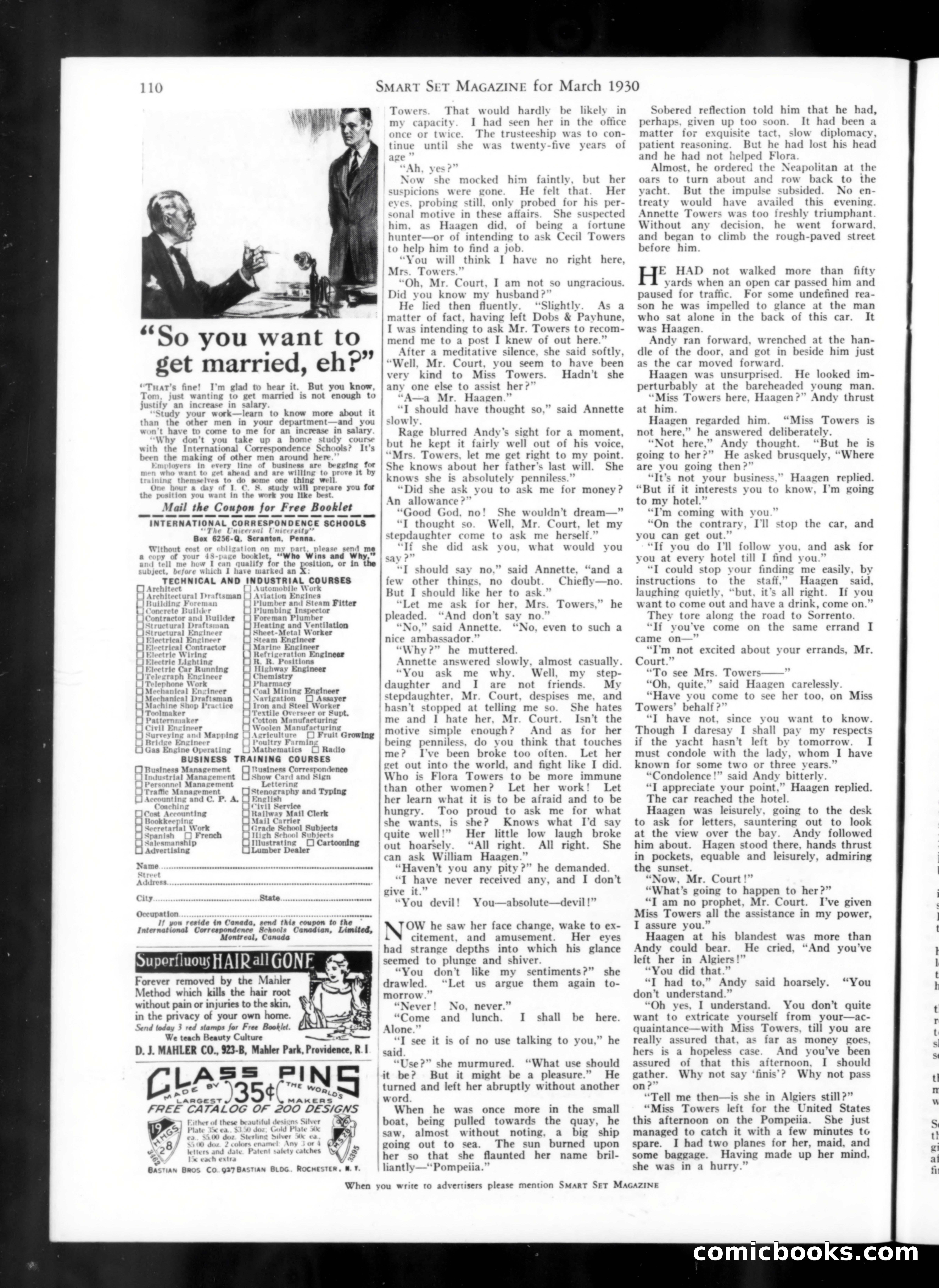 The Smart Set, March 1930 — page 112 of 140
