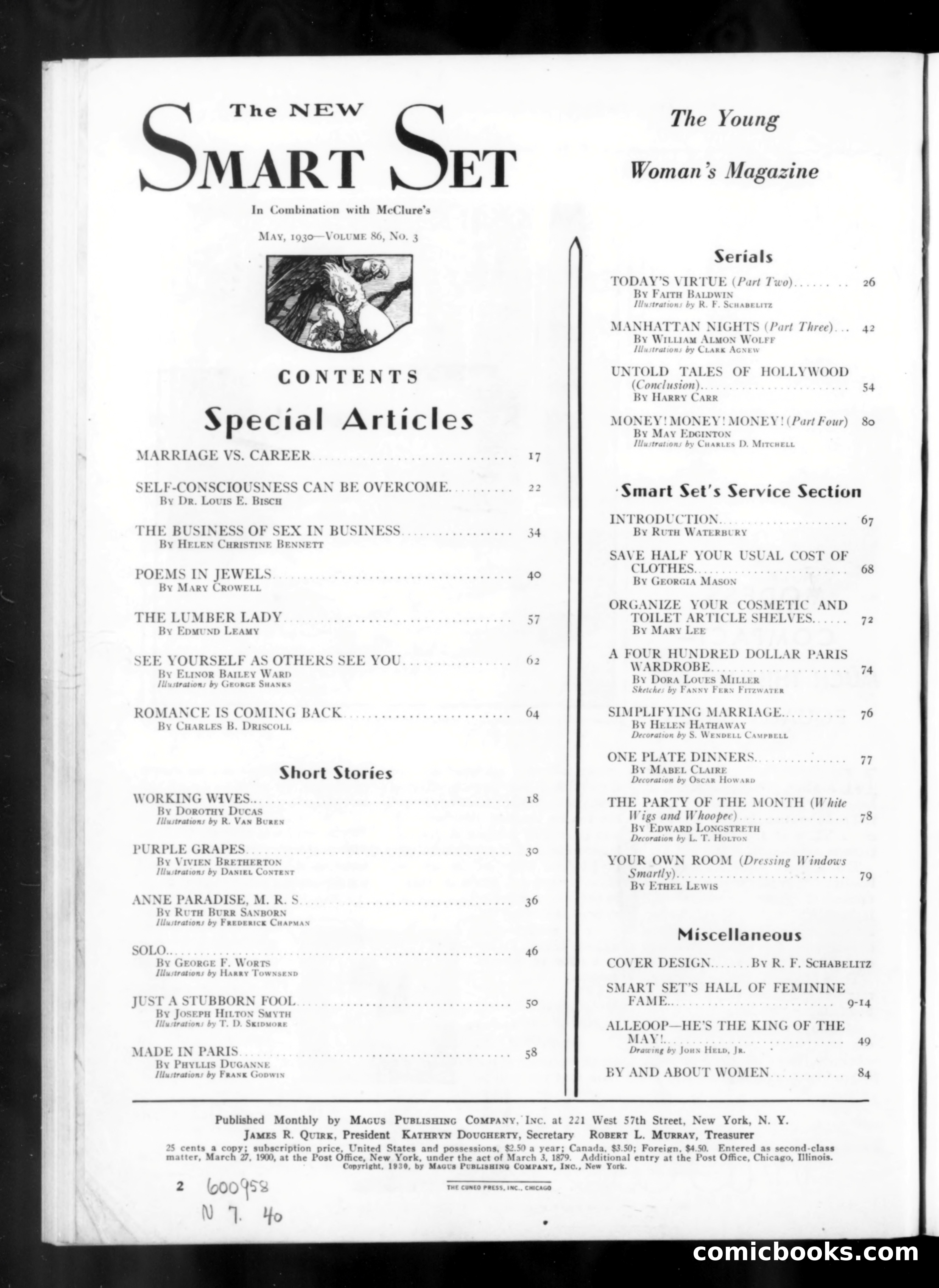 The Smart Set, May 1930 — page 4 of 142