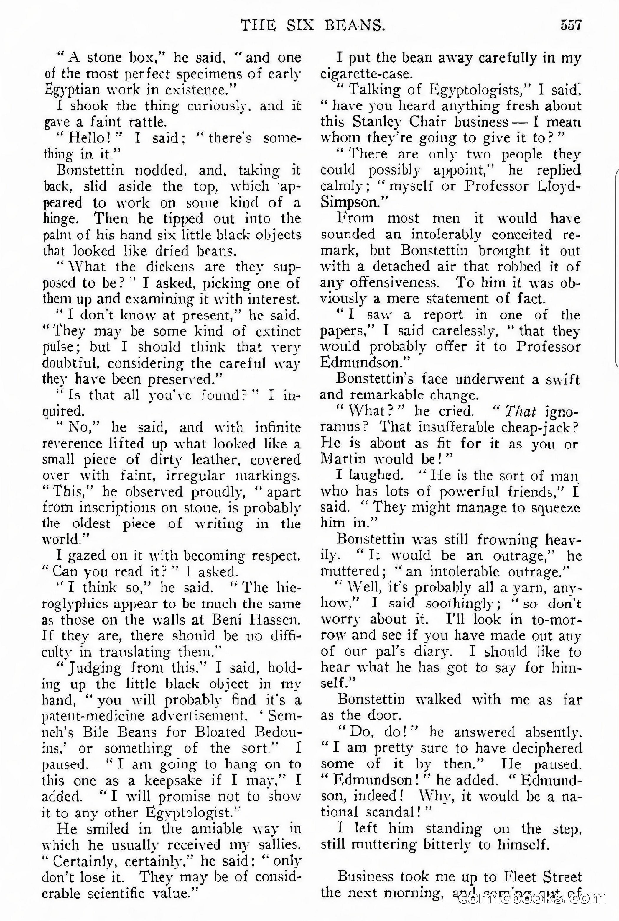 The Six Beans by Victor Bridges — page 3 of 9