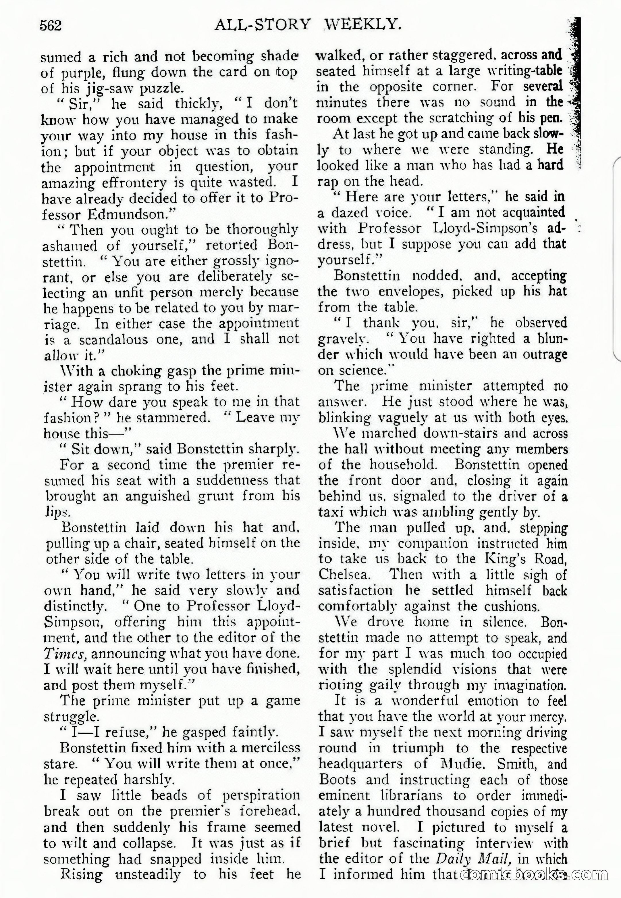 The Six Beans by Victor Bridges — page 8 of 9