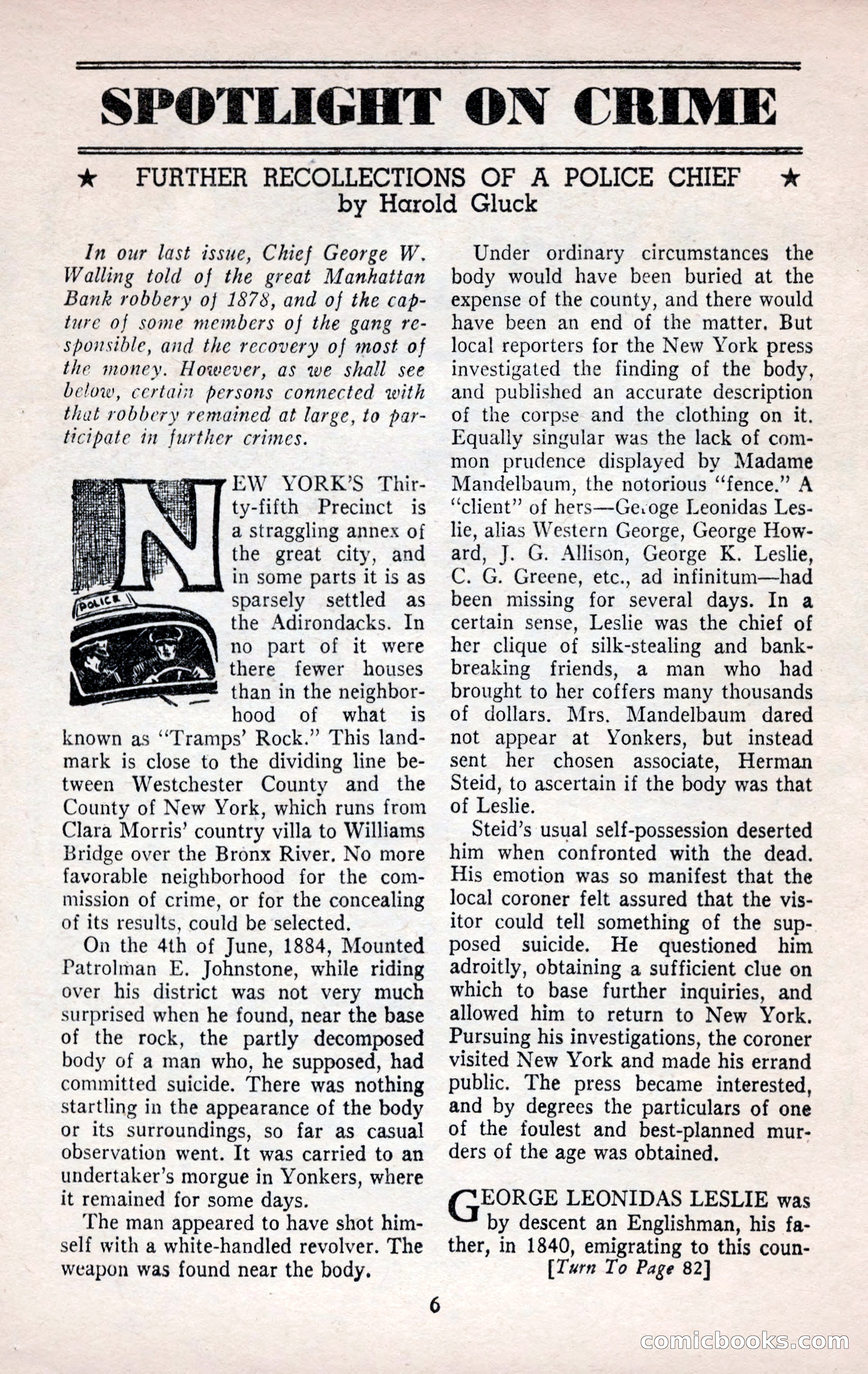 Smashing Detective Stories, September 1954 — page 6 of 100