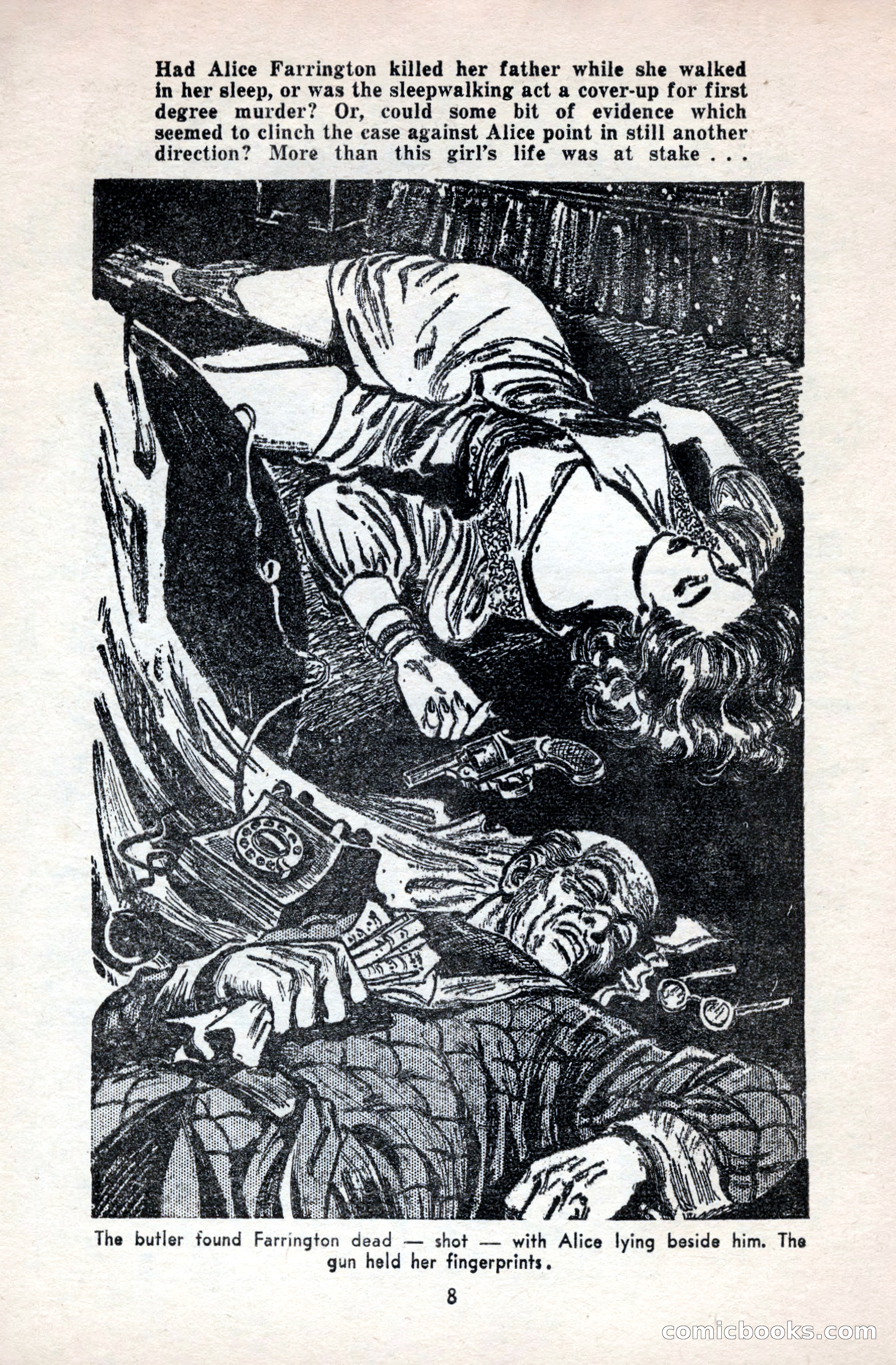 Smashing Detective Stories, September 1954 — page 8 of 100