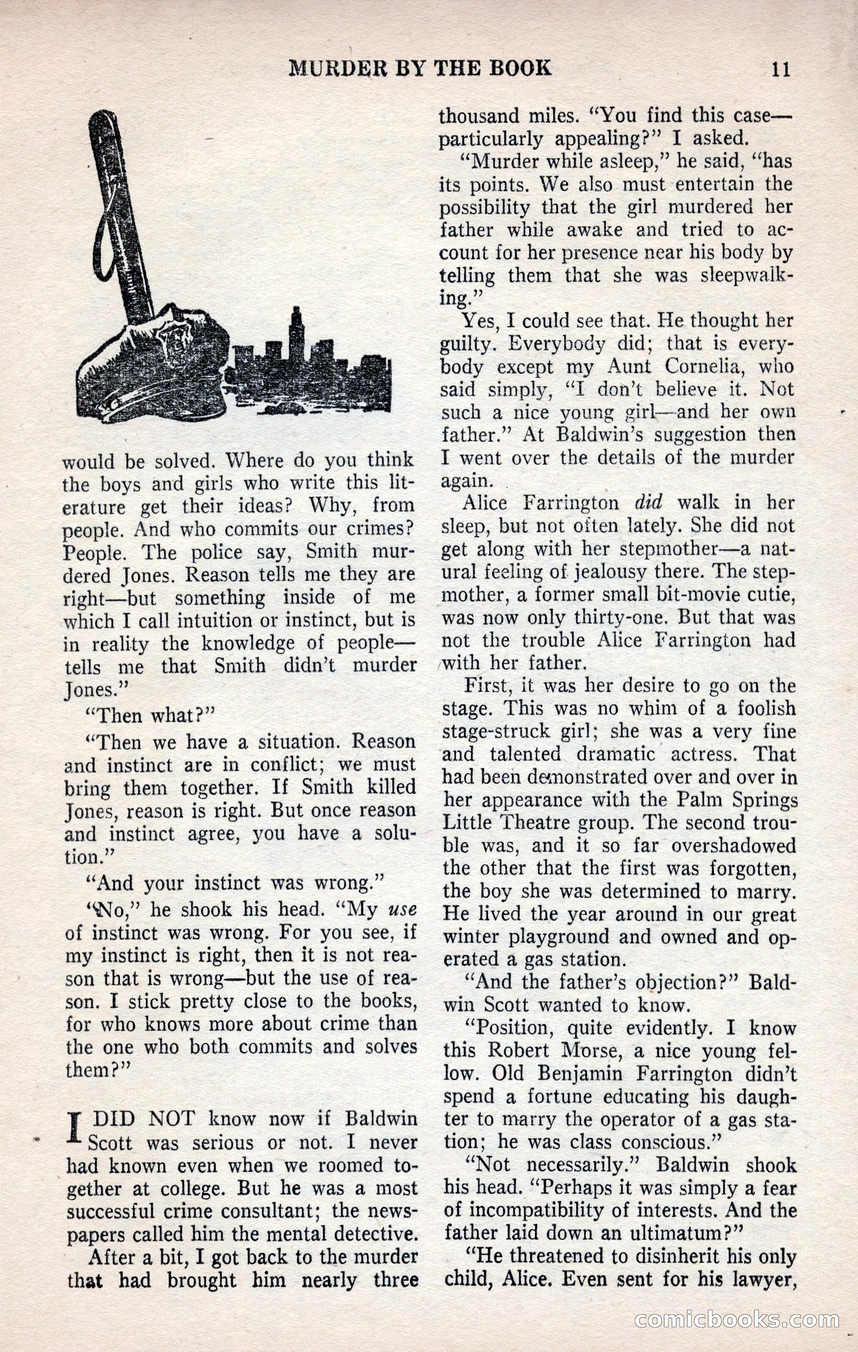Smashing Detective Stories, September 1954 — page 11 of 100