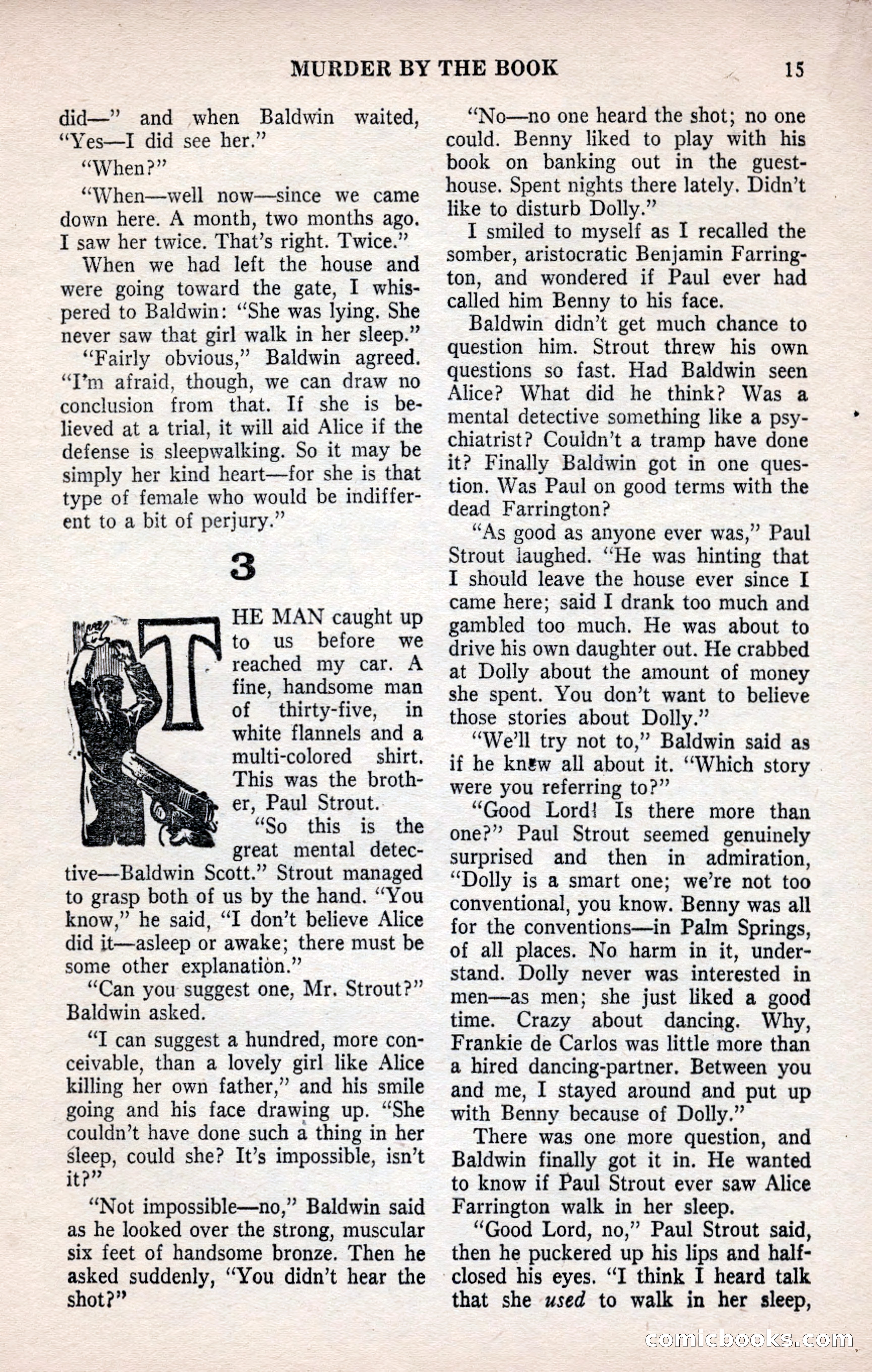 Smashing Detective Stories, September 1954 — page 15 of 100