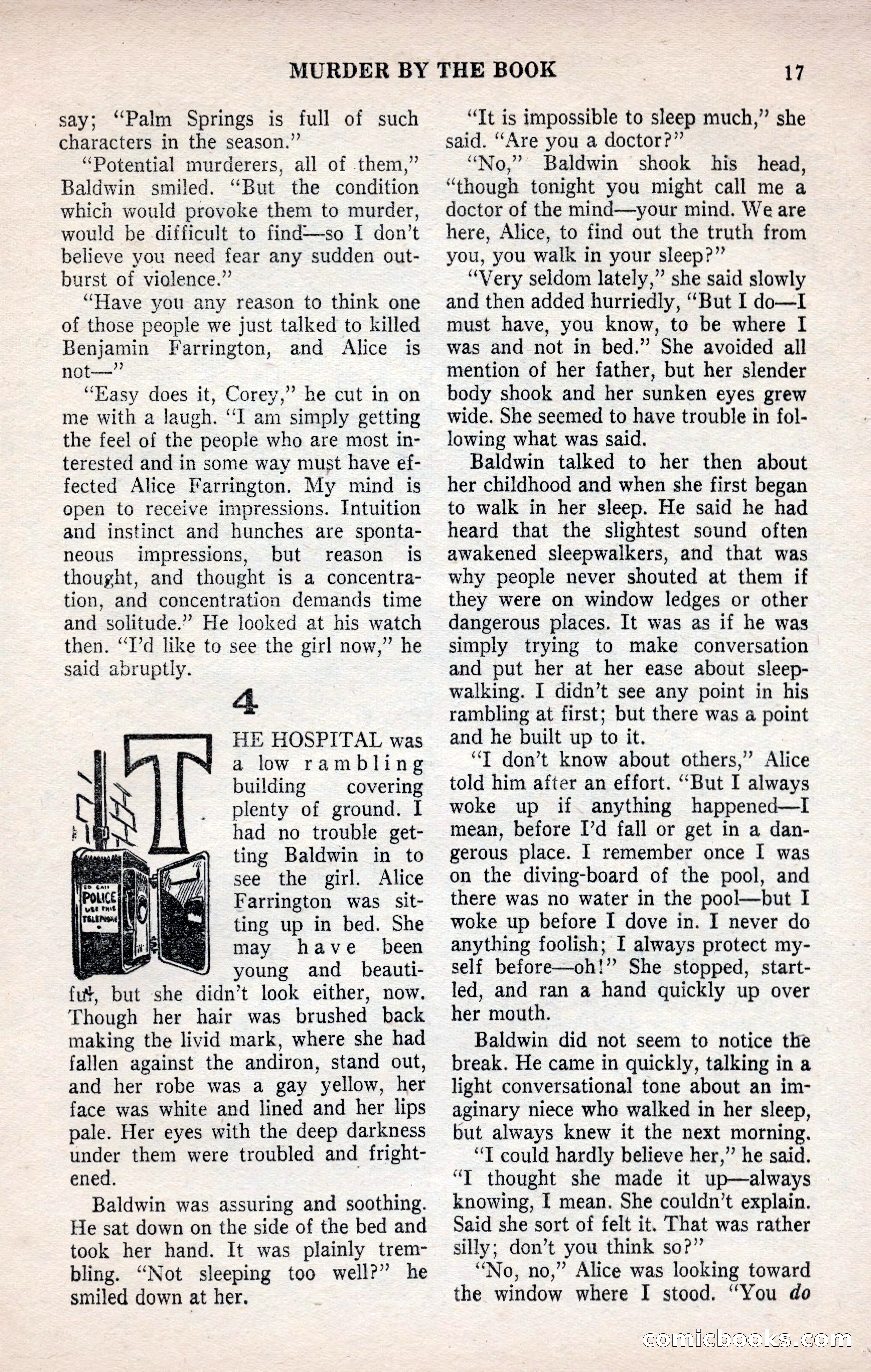 Smashing Detective Stories, September 1954 — page 17 of 100
