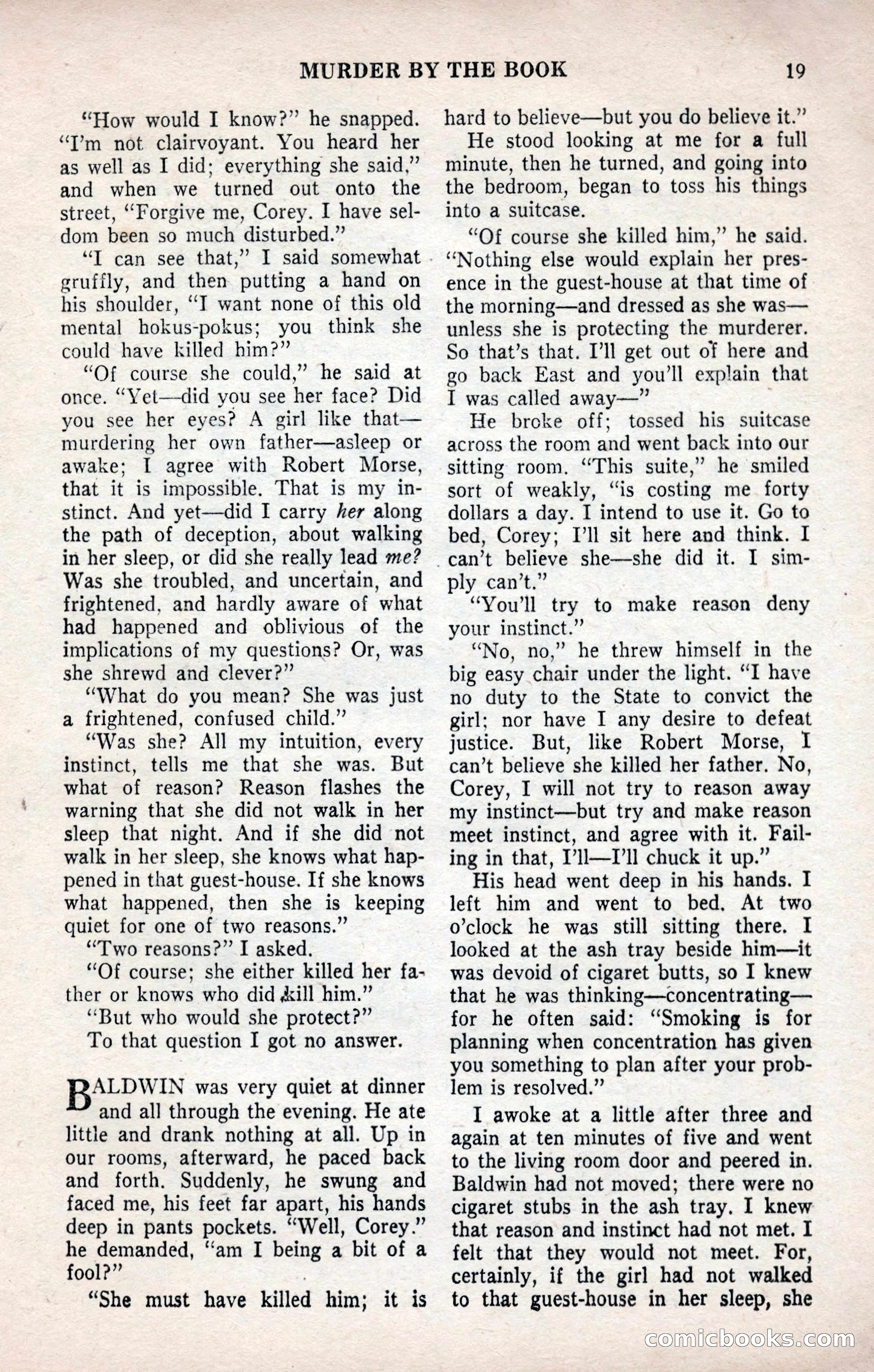 Smashing Detective Stories, September 1954 — page 19 of 100