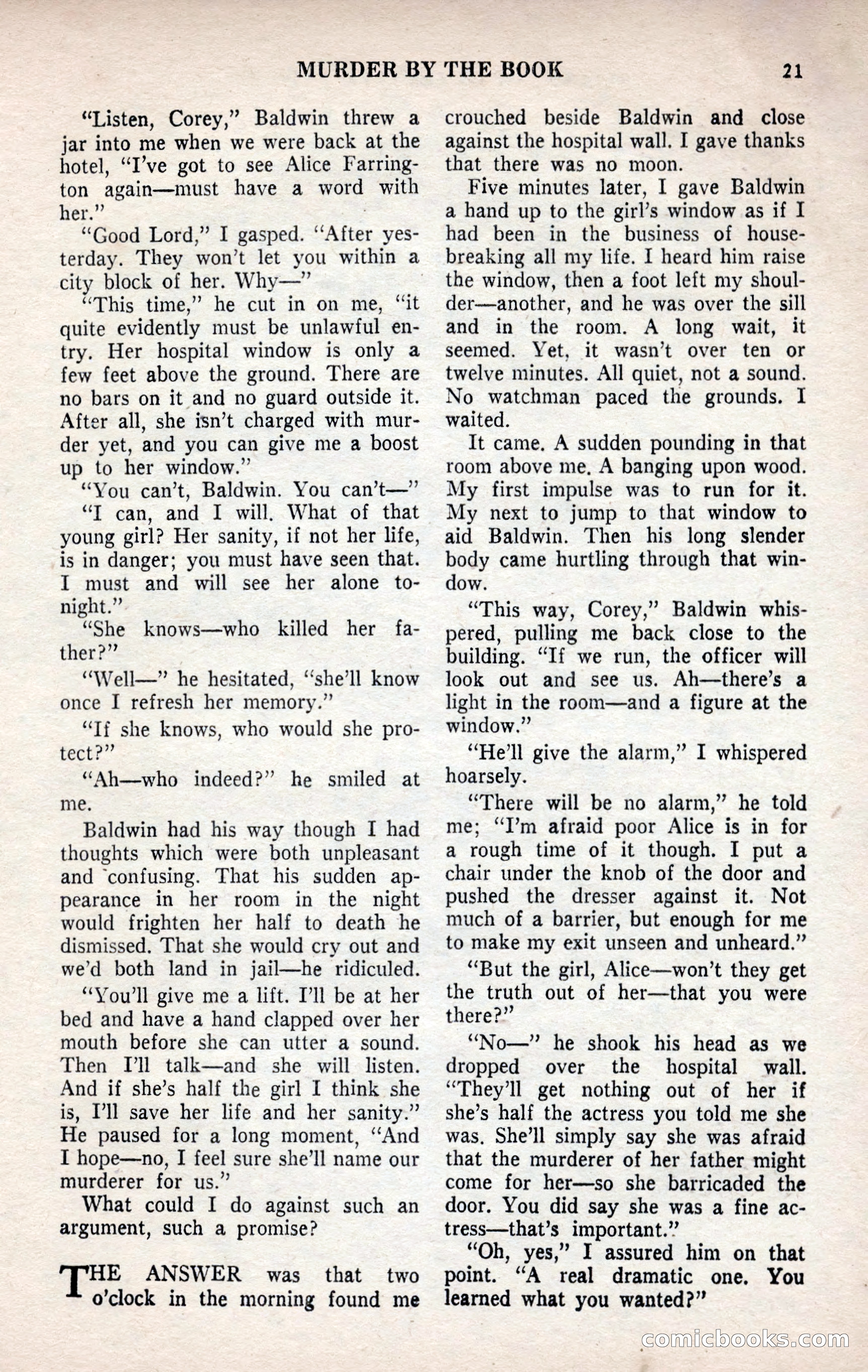 Smashing Detective Stories, September 1954 — page 21 of 100