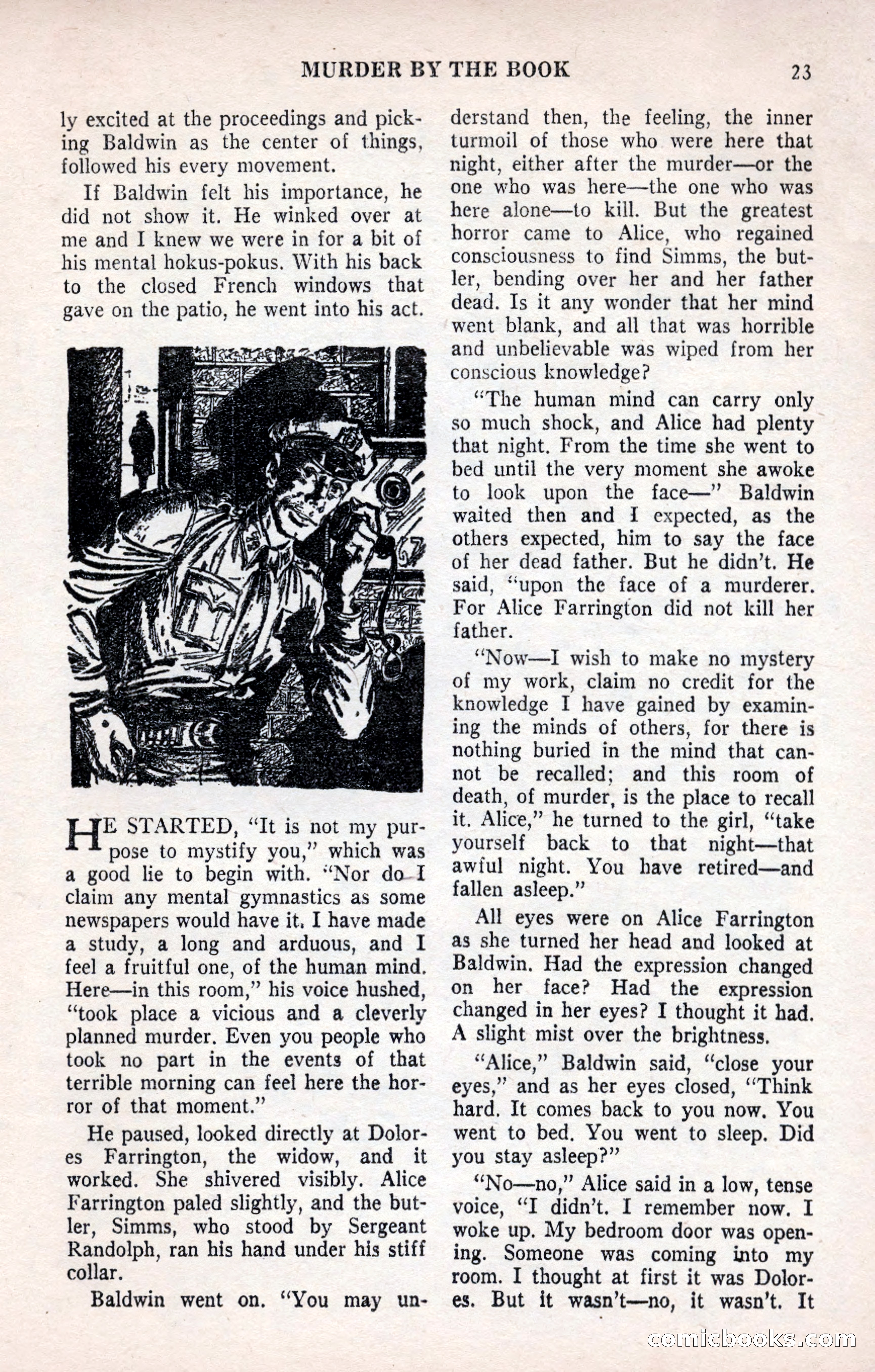 Smashing Detective Stories, September 1954 — page 23 of 100