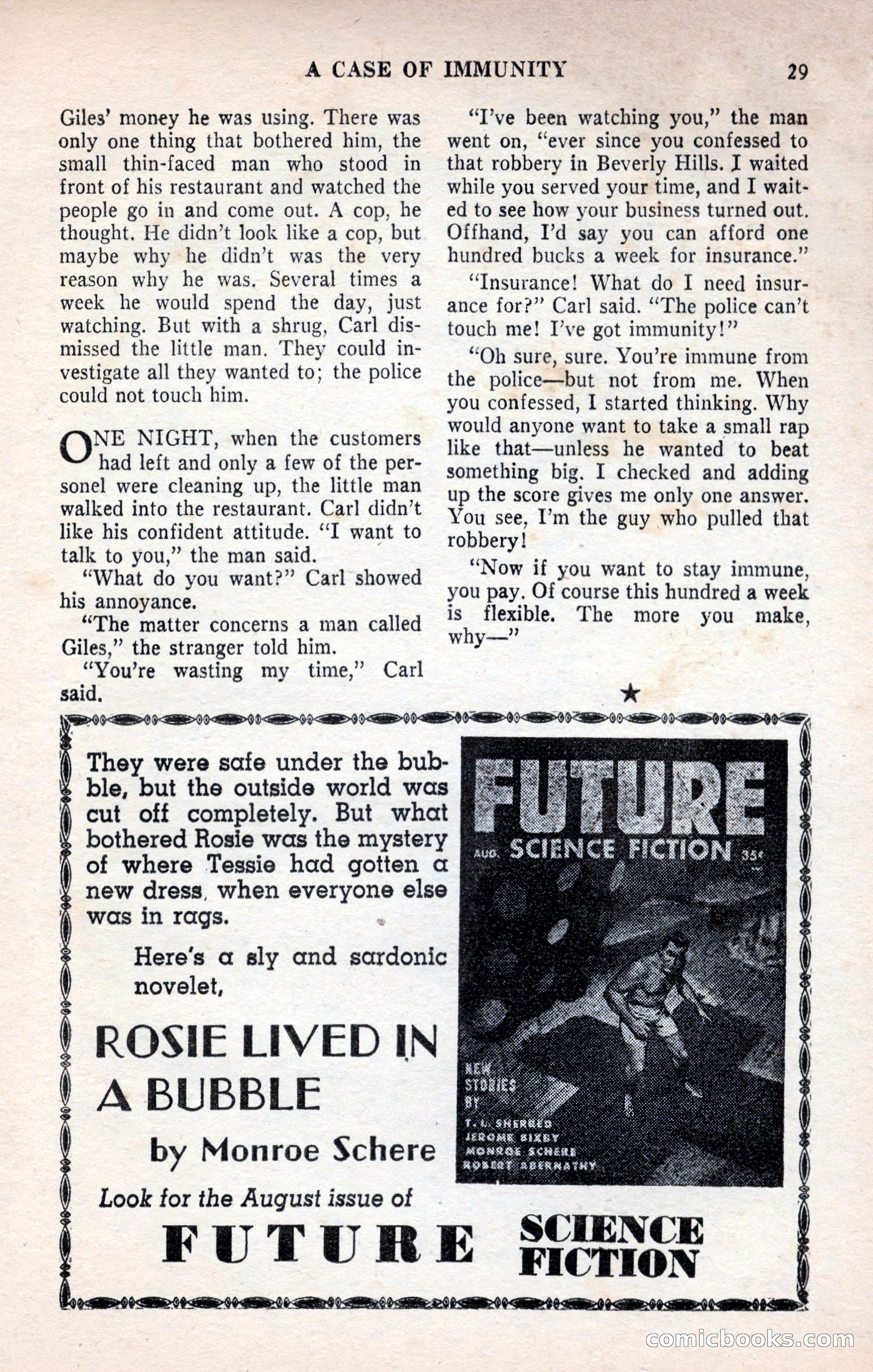 Smashing Detective Stories, September 1954 — page 29 of 100