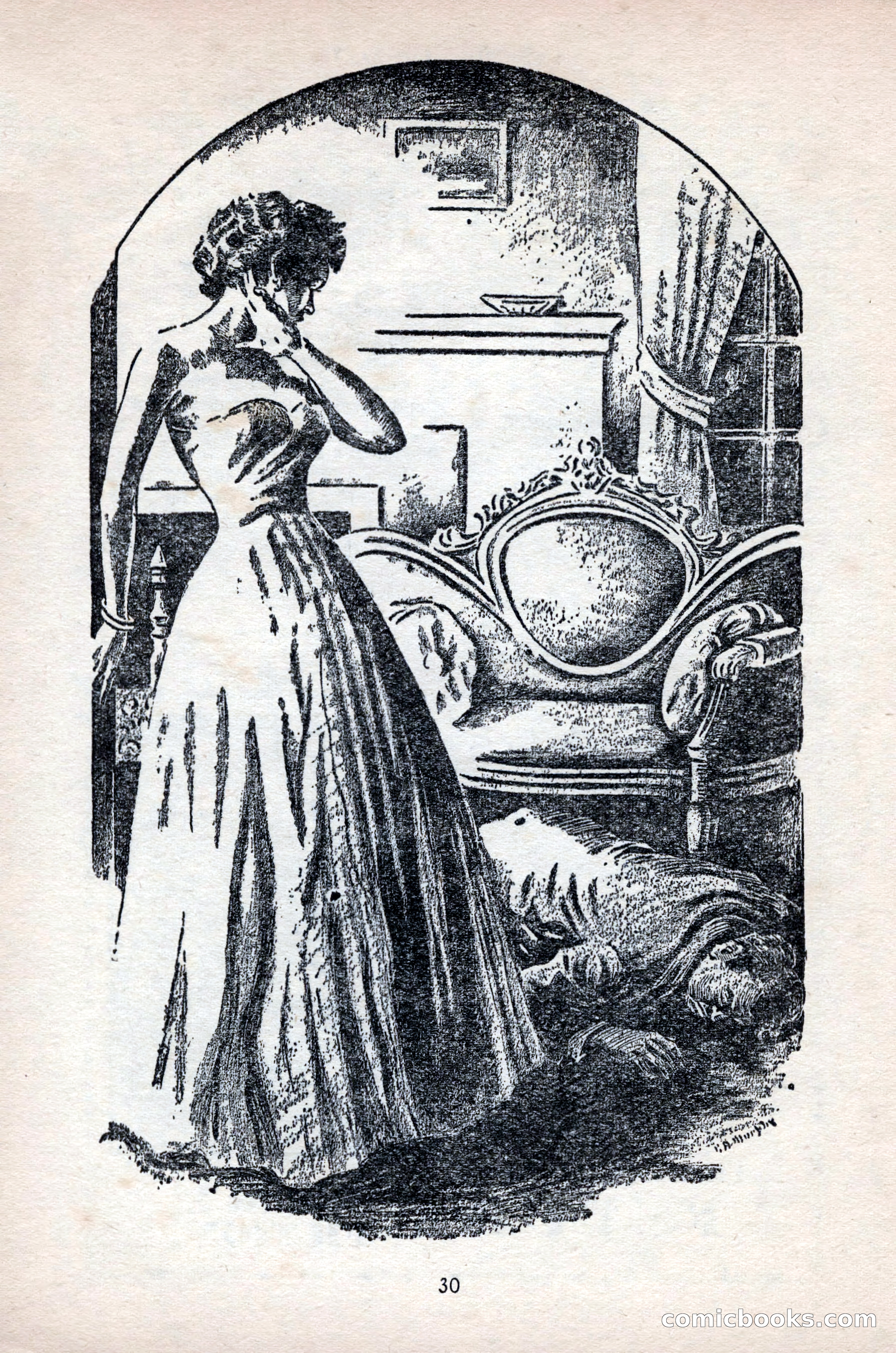 Smashing Detective Stories, September 1954 — page 30 of 100
