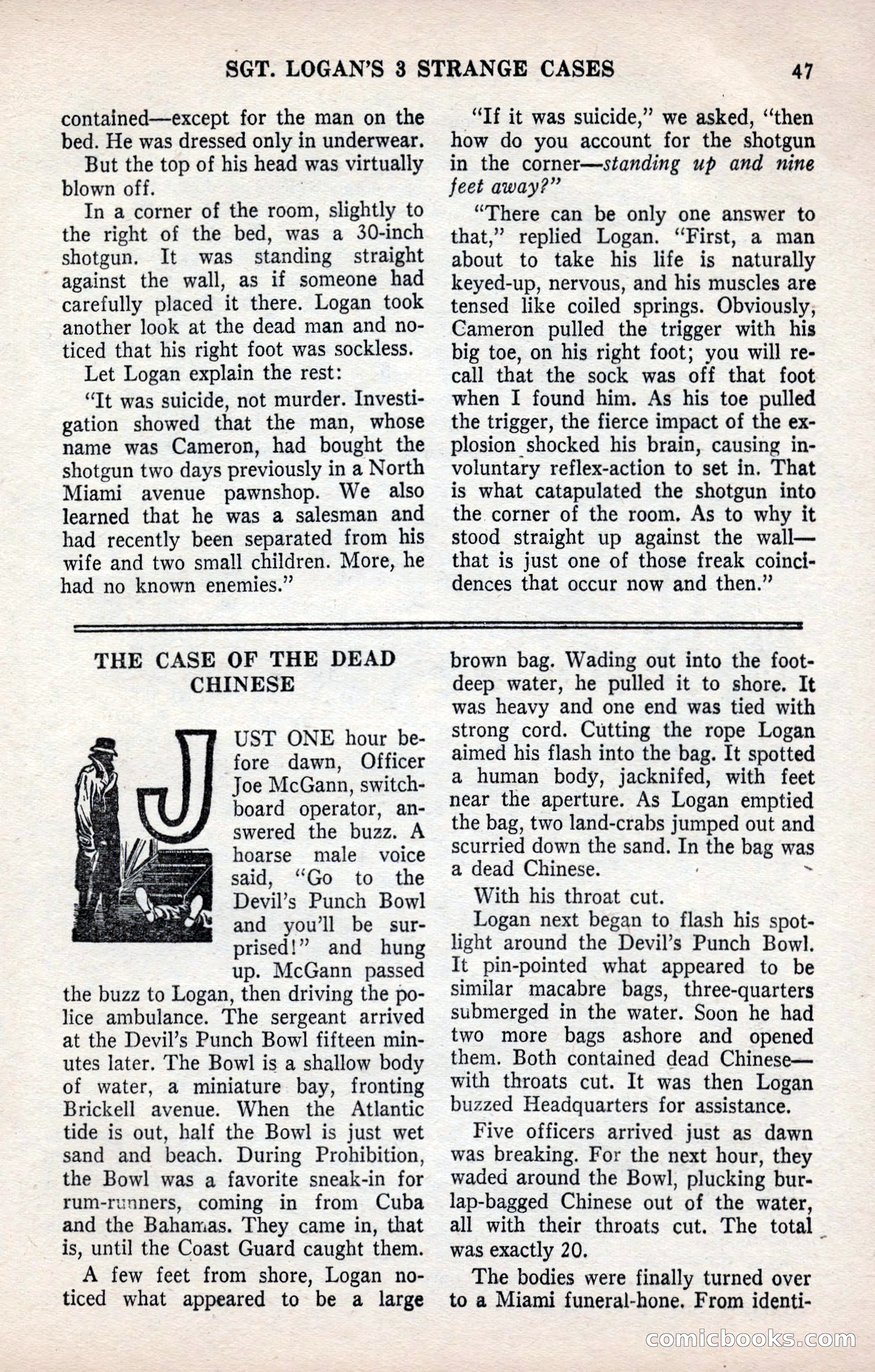 Smashing Detective Stories, September 1954 — page 47 of 100