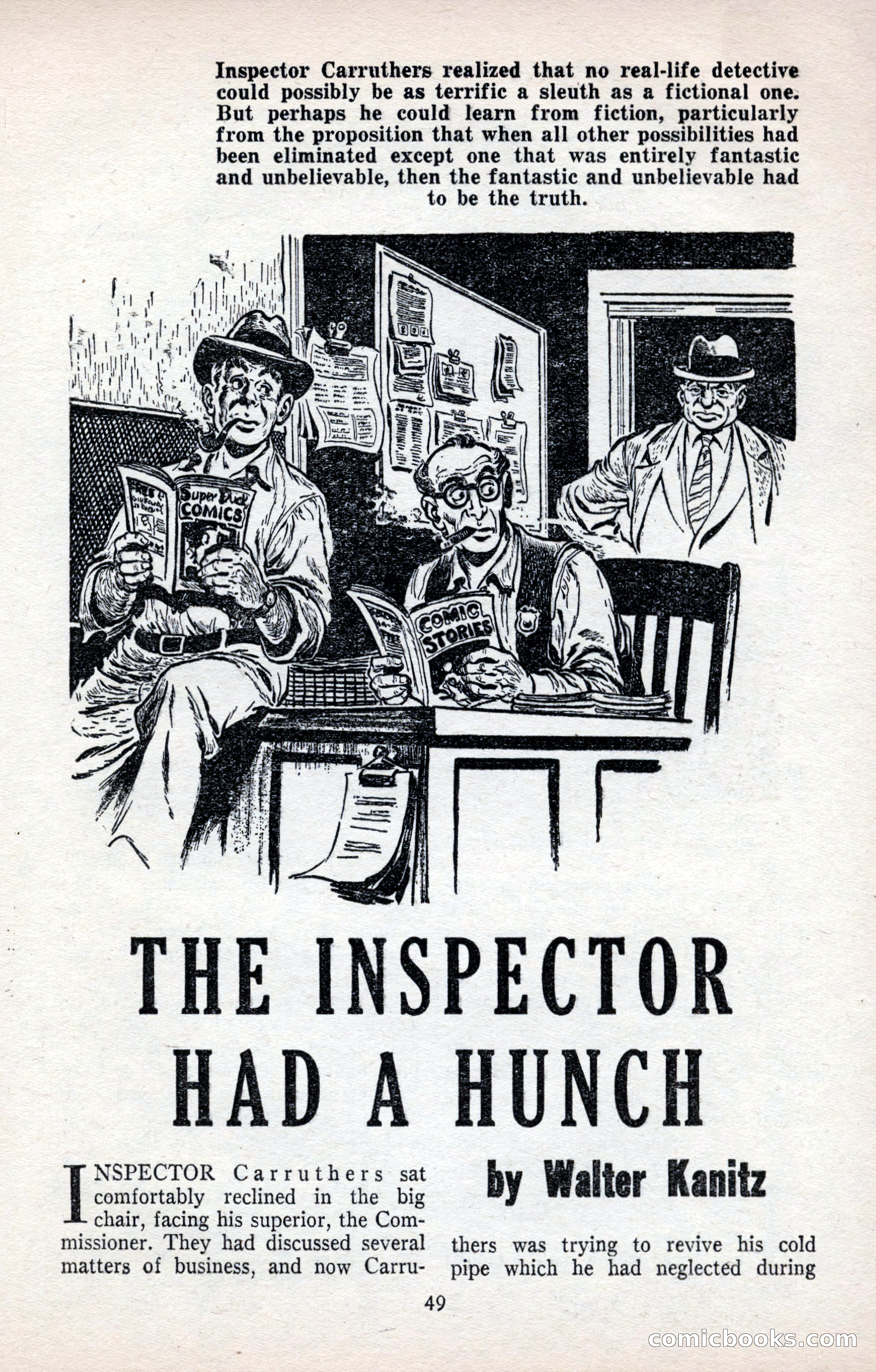 Smashing Detective Stories, September 1954 — page 49 of 100