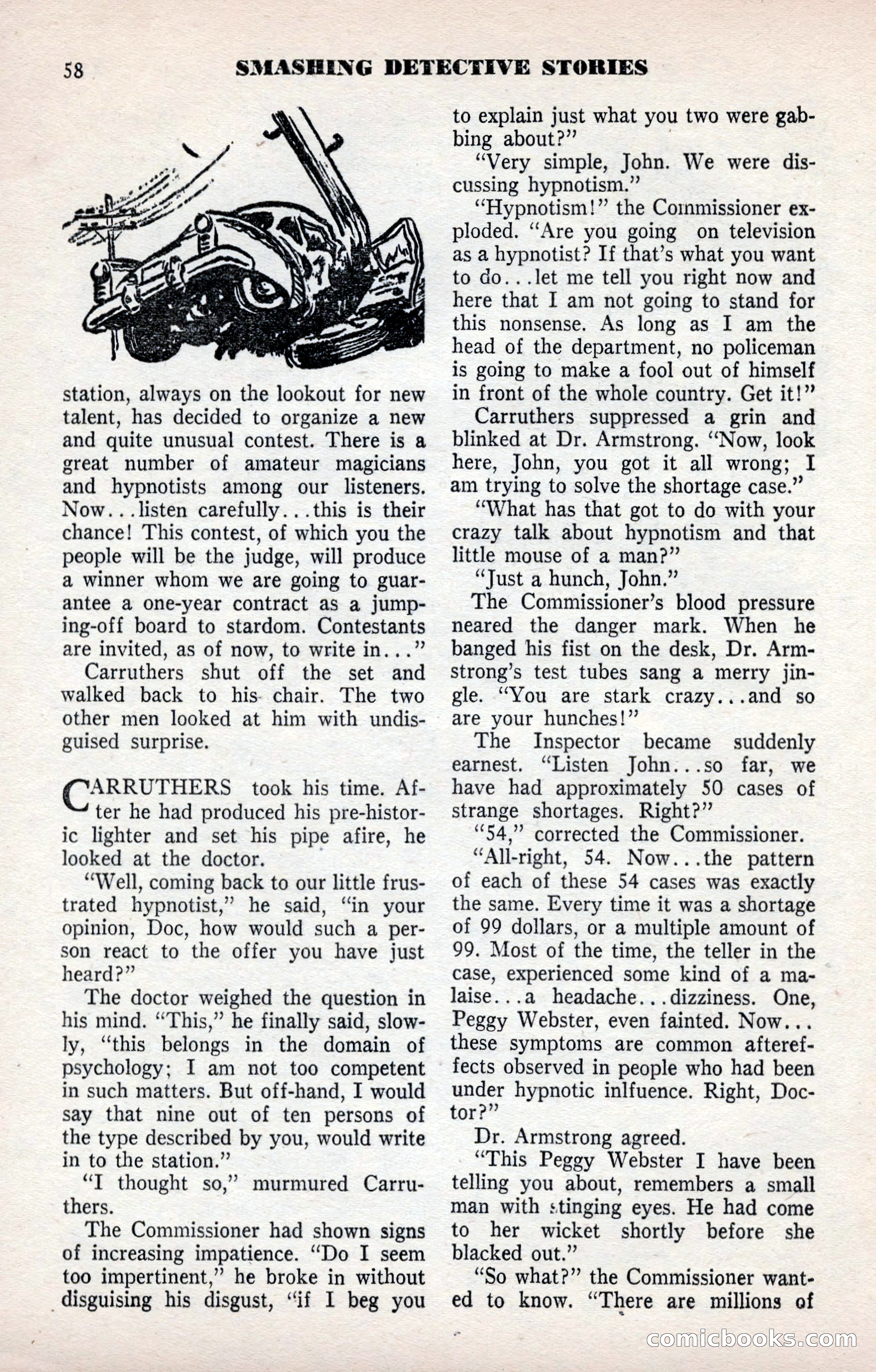 Smashing Detective Stories, September 1954 — page 58 of 100