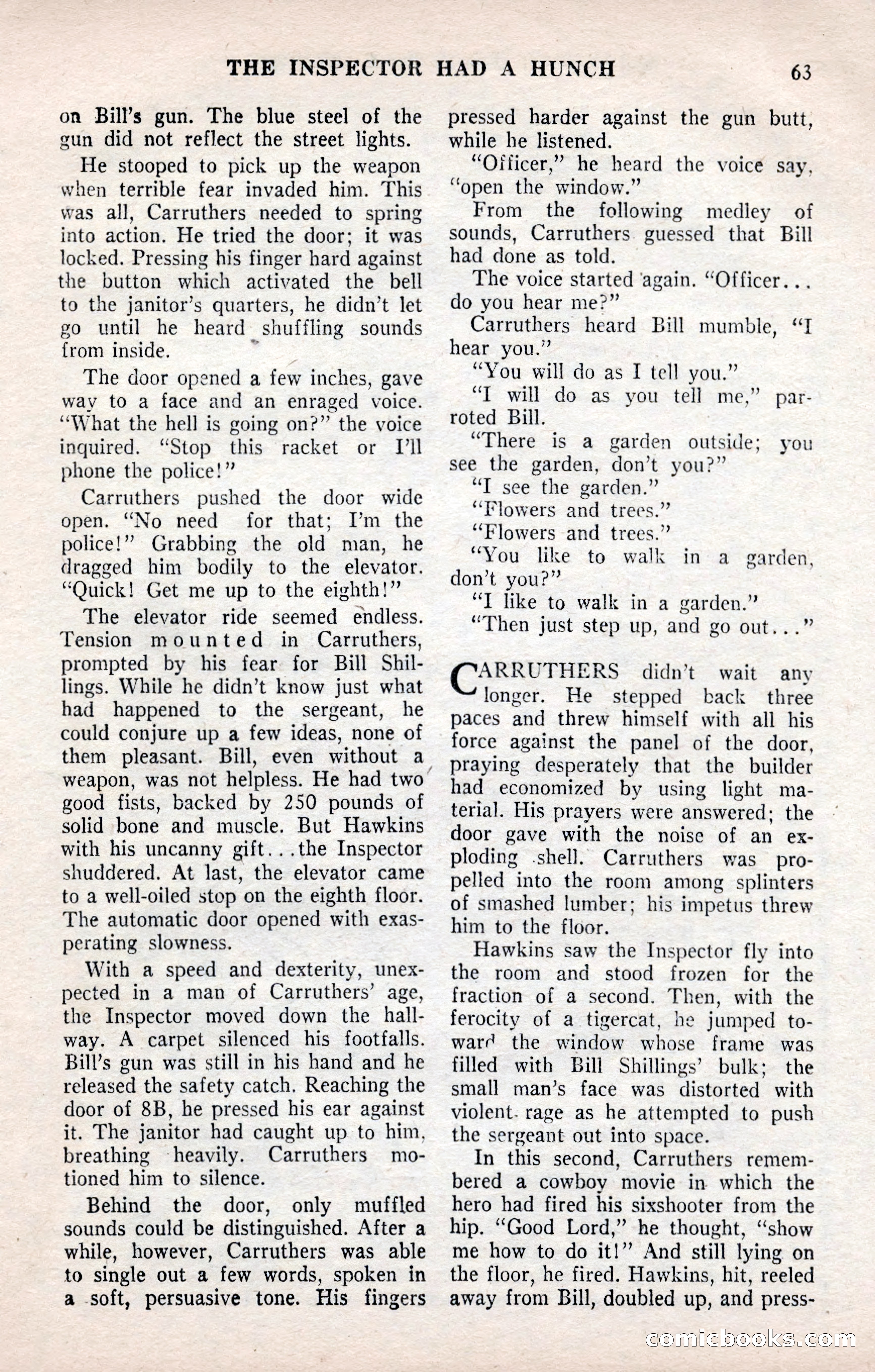 Smashing Detective Stories, September 1954 — page 63 of 100