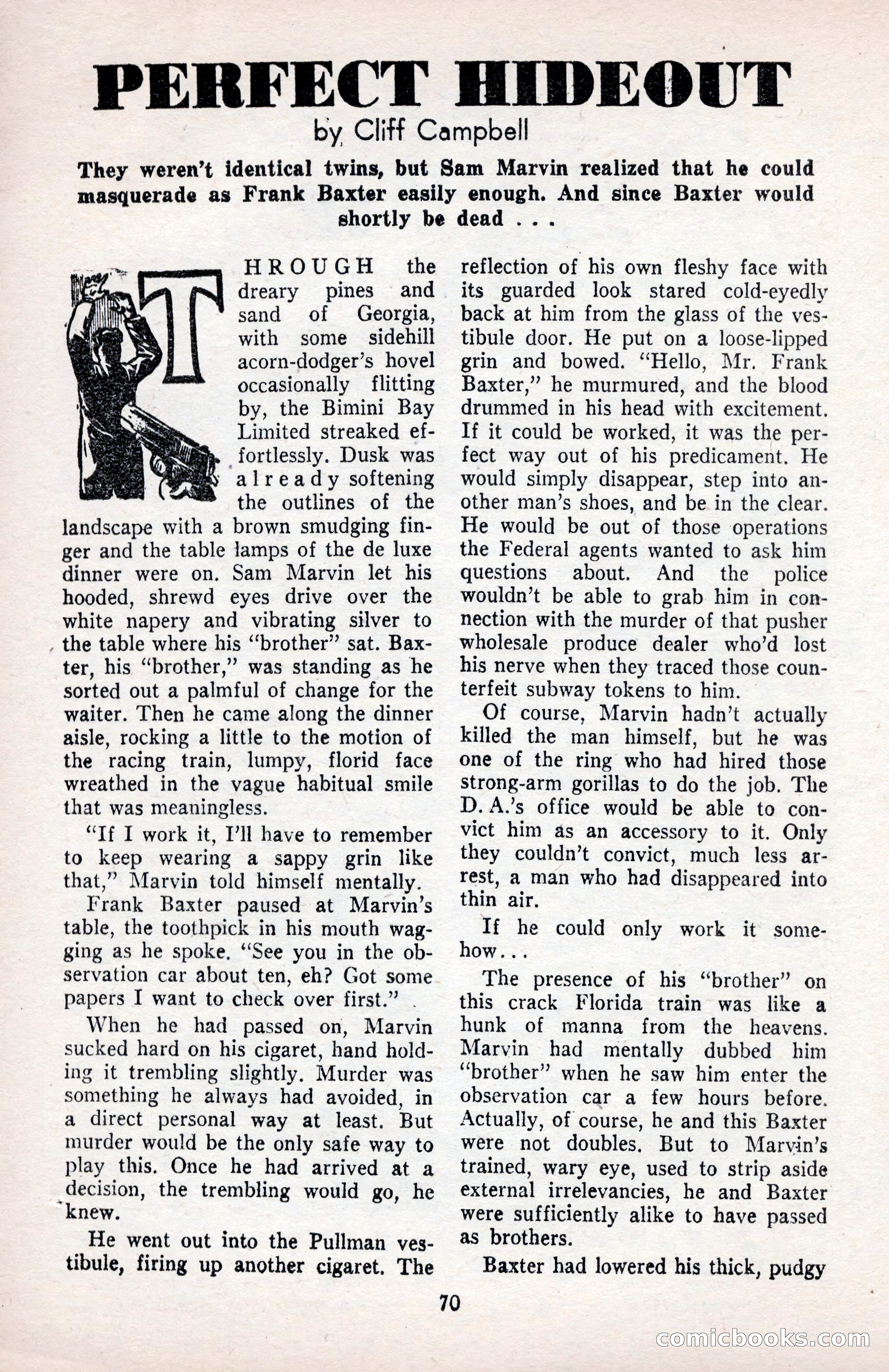 Smashing Detective Stories, September 1954 — page 70 of 100