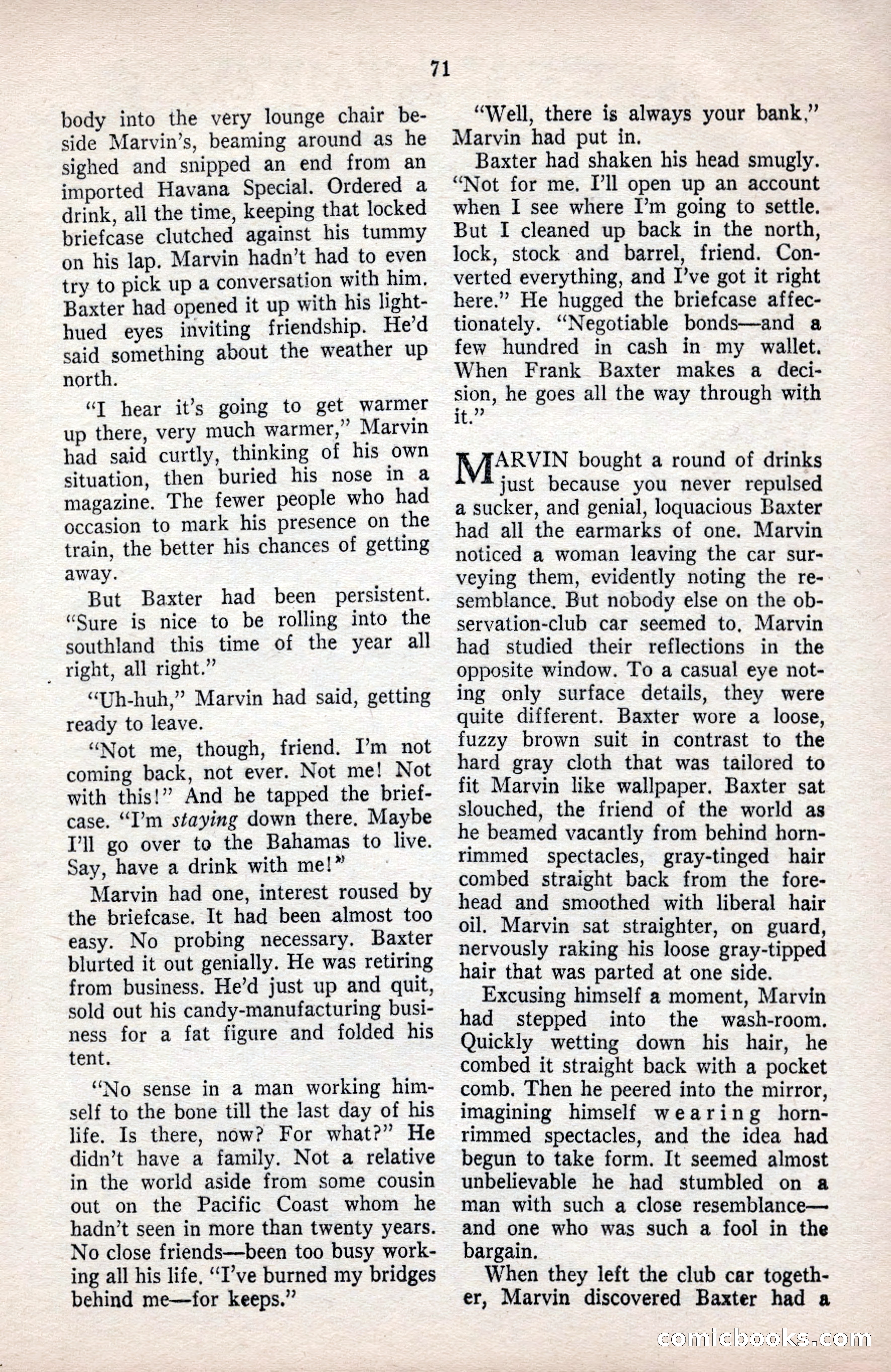 Smashing Detective Stories, September 1954 — page 71 of 100