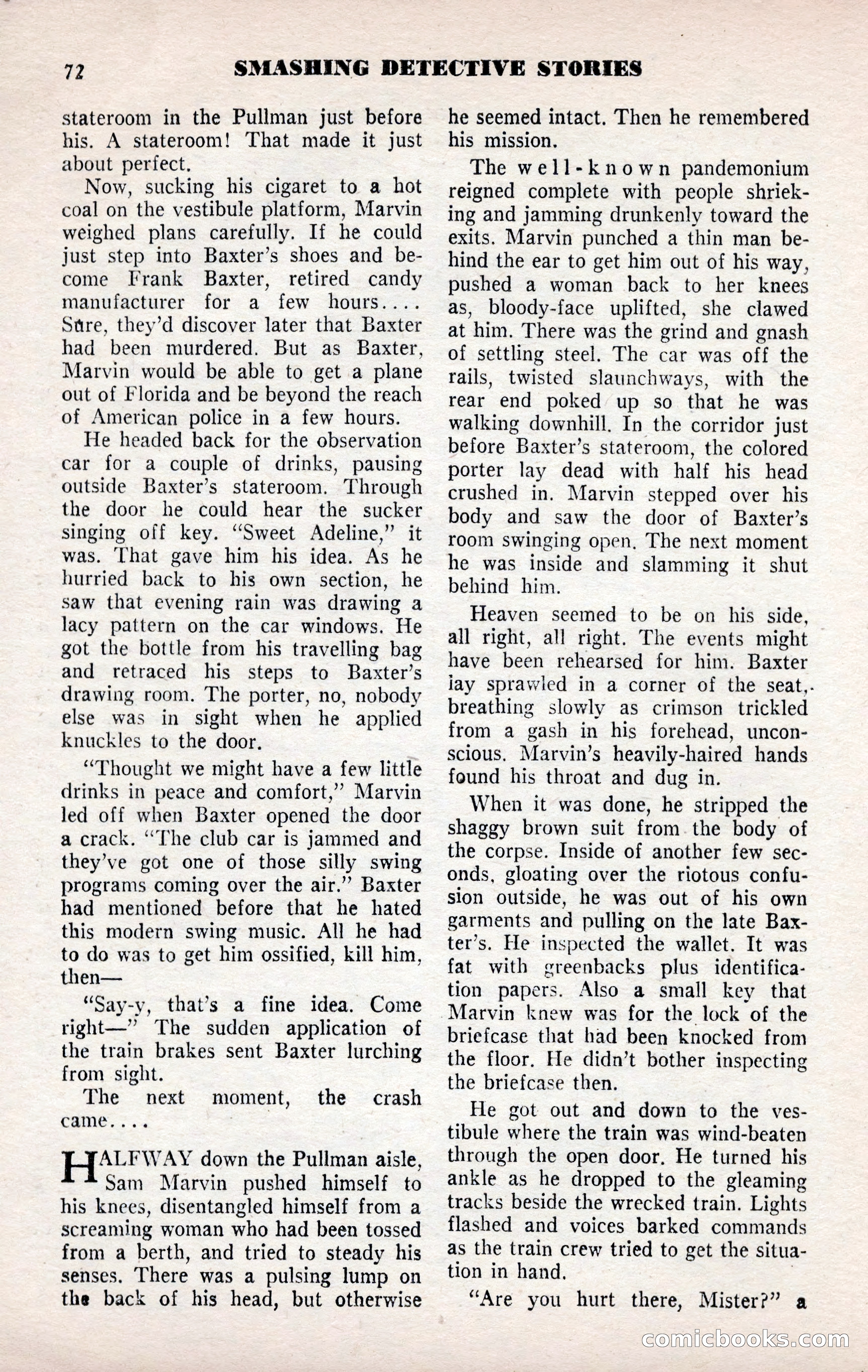 Smashing Detective Stories, September 1954 — page 72 of 100