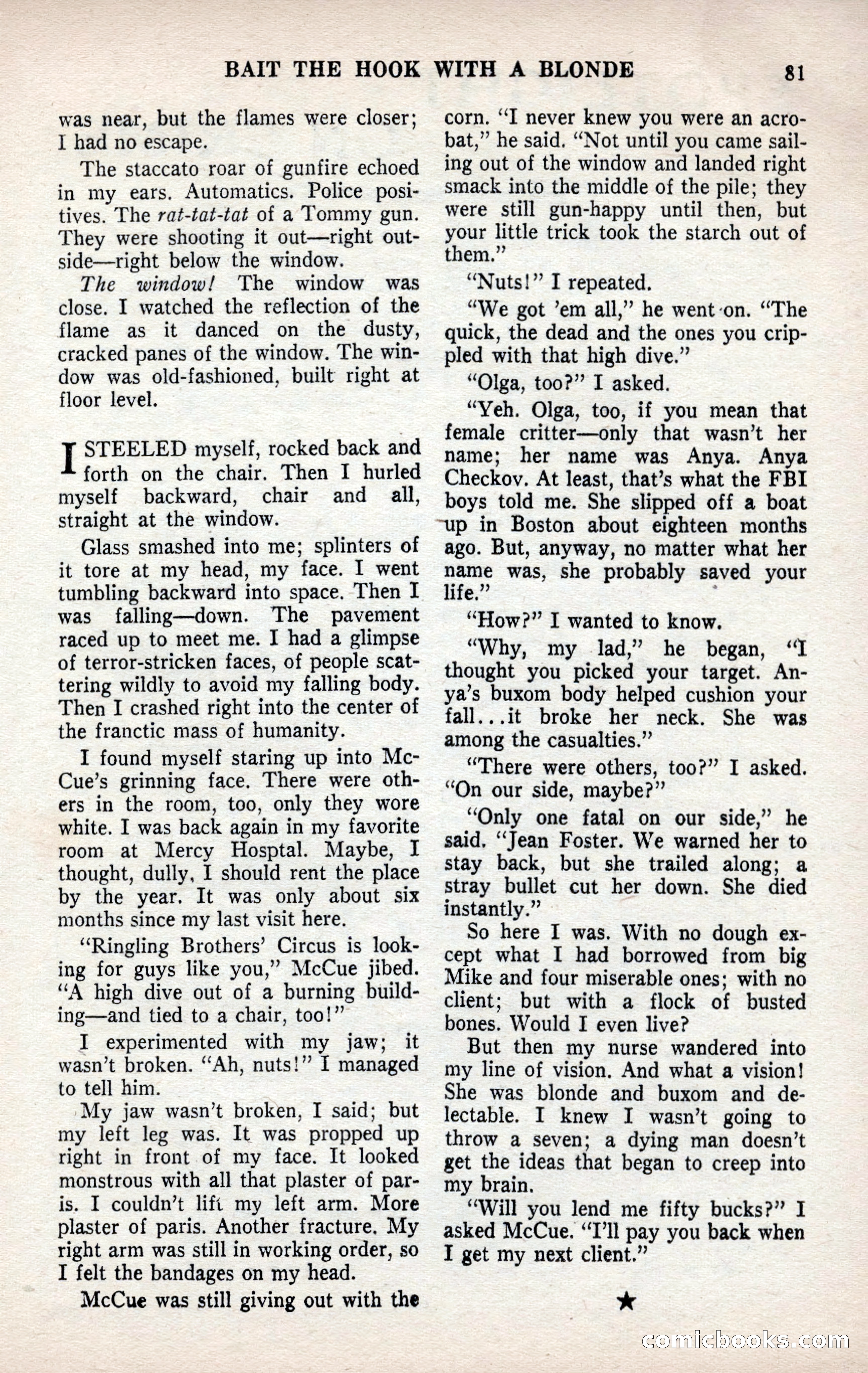 Smashing Detective Stories, September 1954 — page 81 of 100