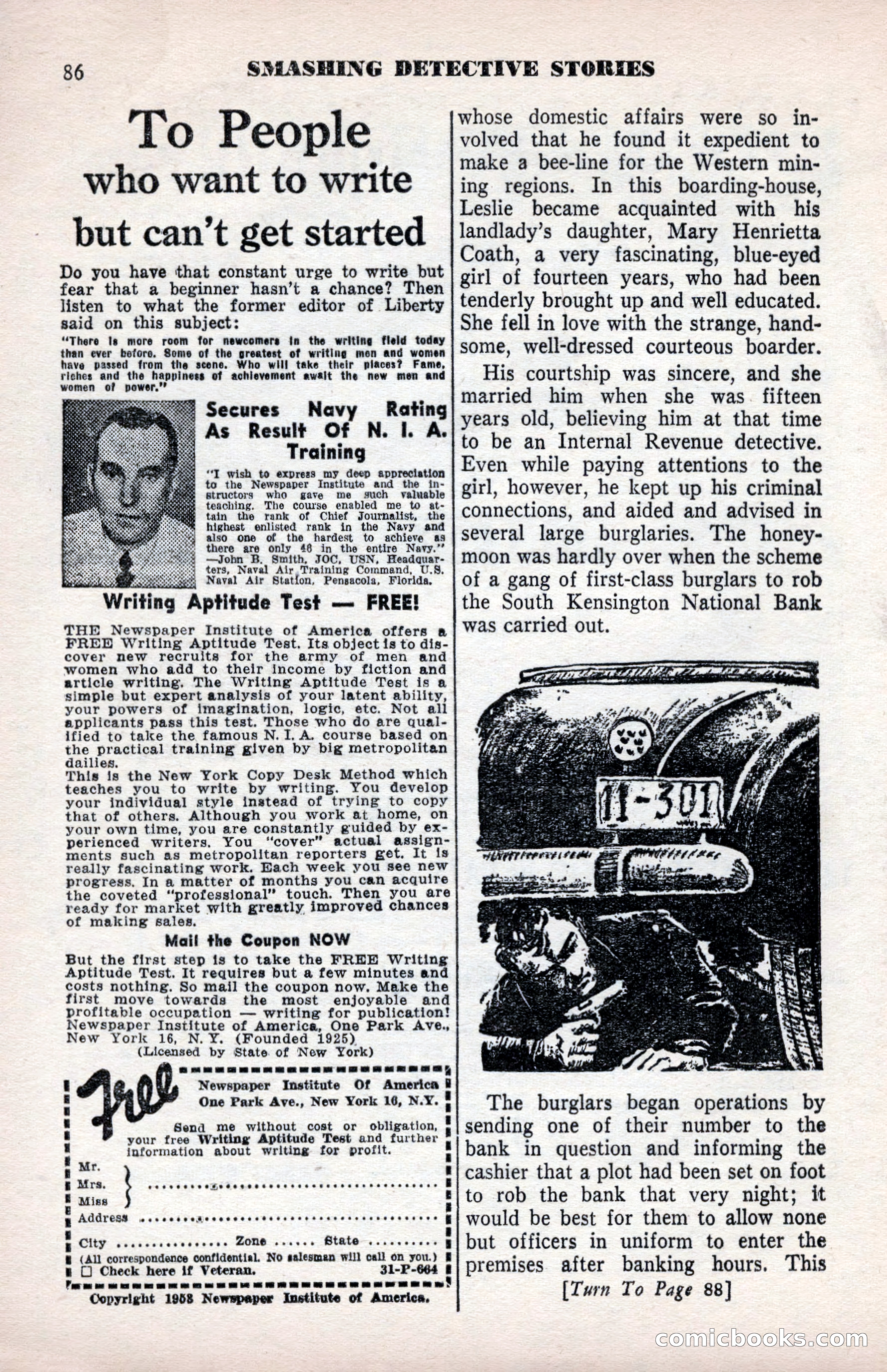 Smashing Detective Stories, September 1954 — page 86 of 100