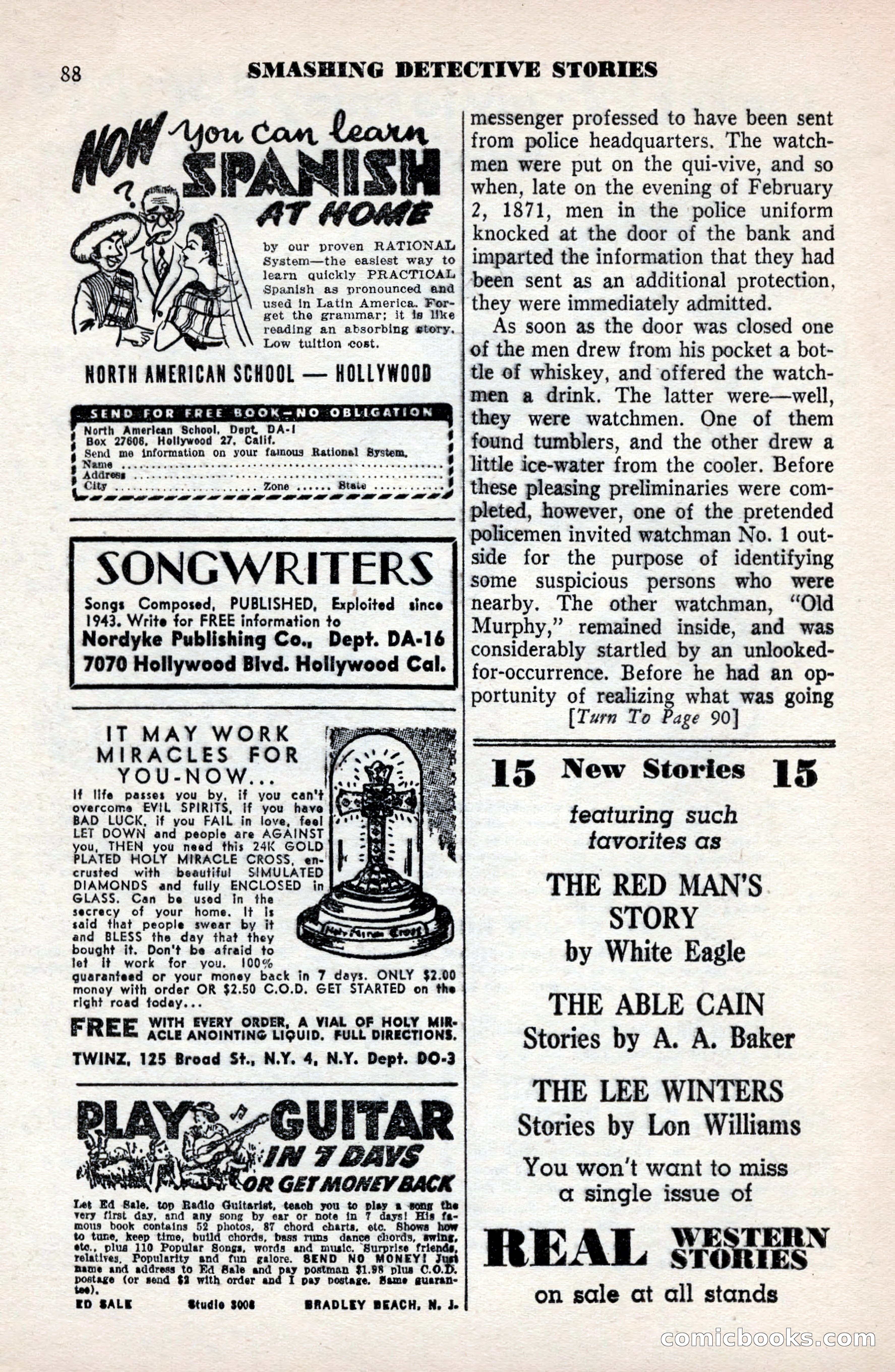 Smashing Detective Stories, September 1954 — page 88 of 100