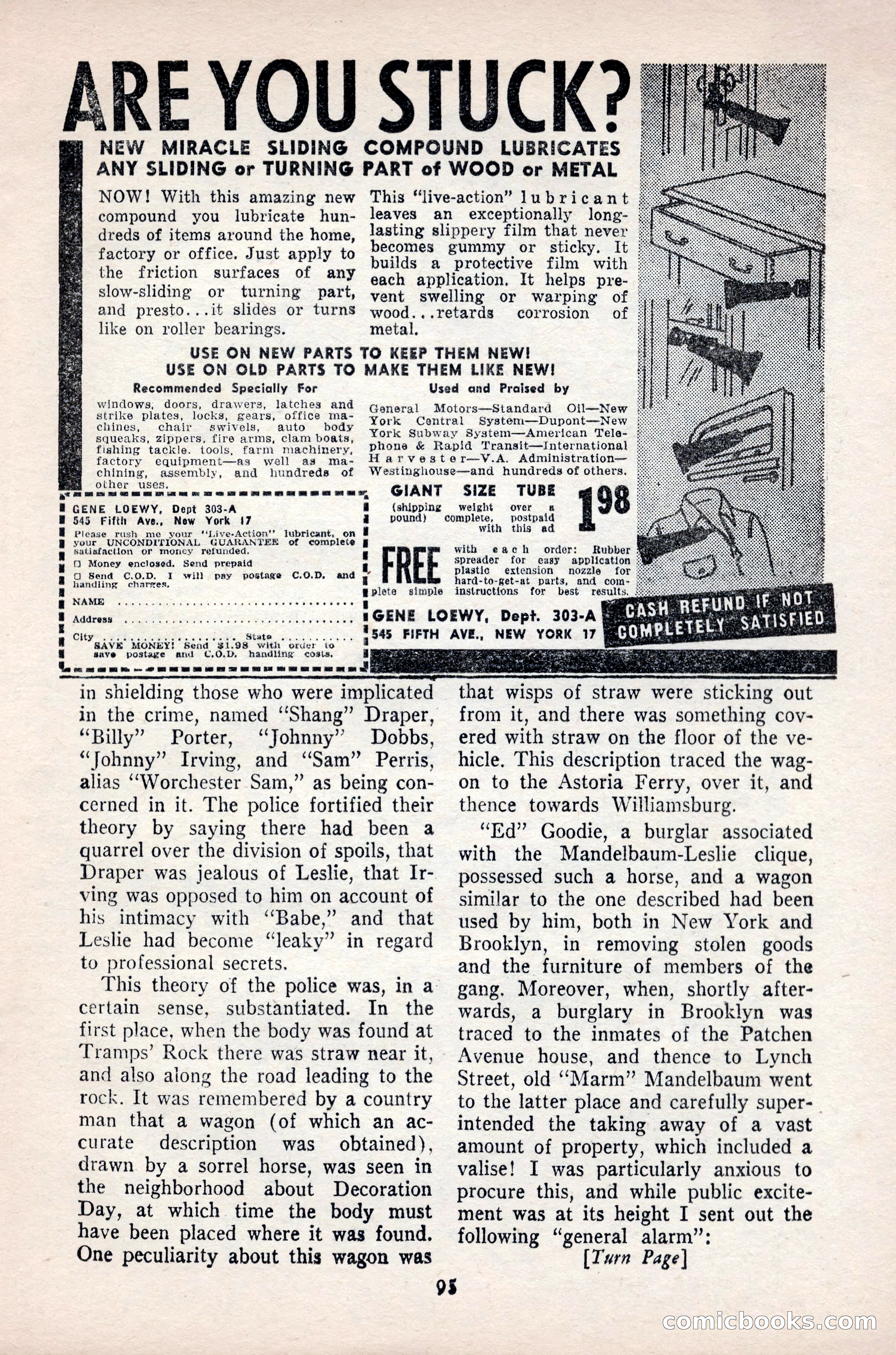 Smashing Detective Stories, September 1954 — page 95 of 100