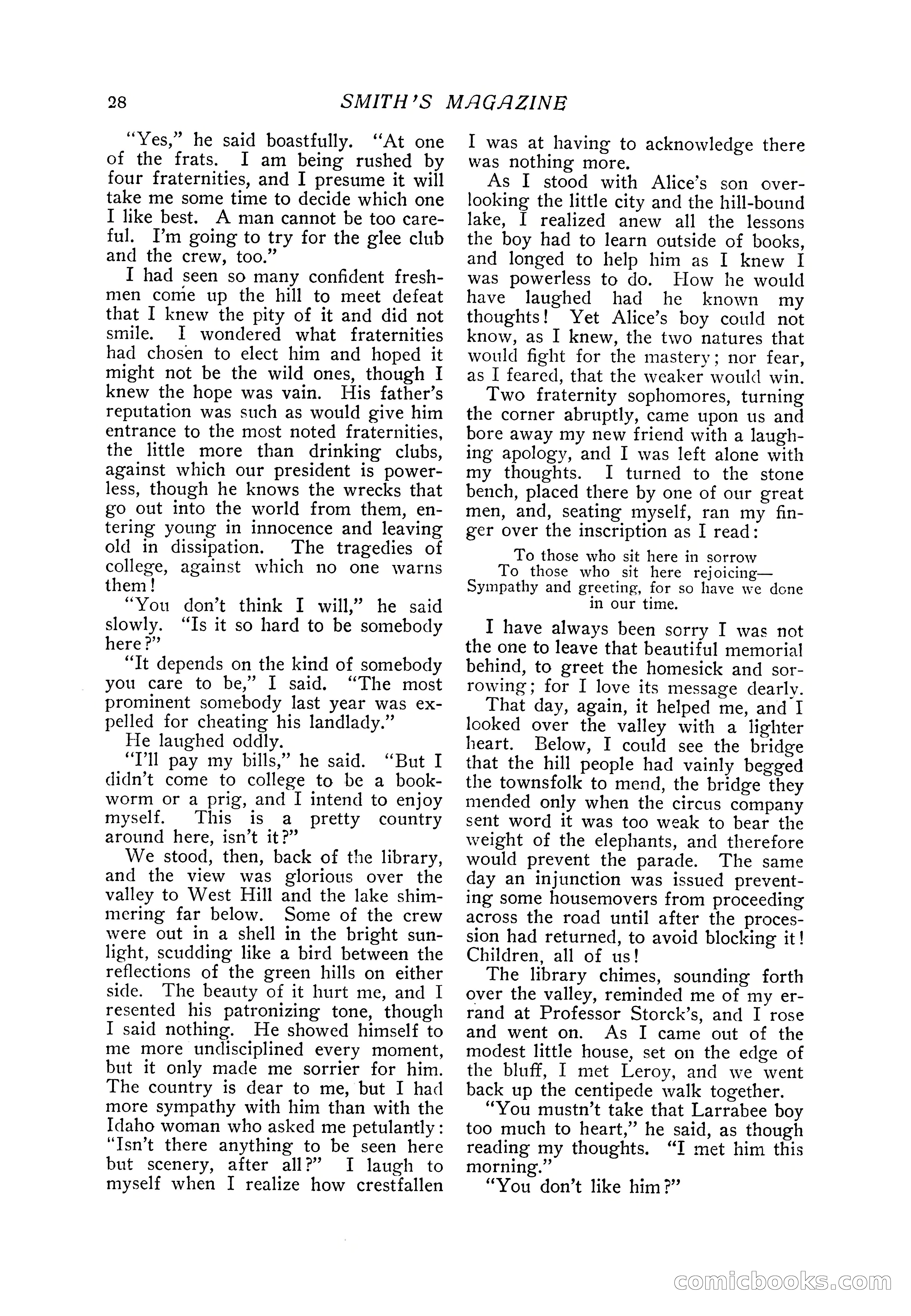 Smith's Magazine, October 1909 — page 34 of 200