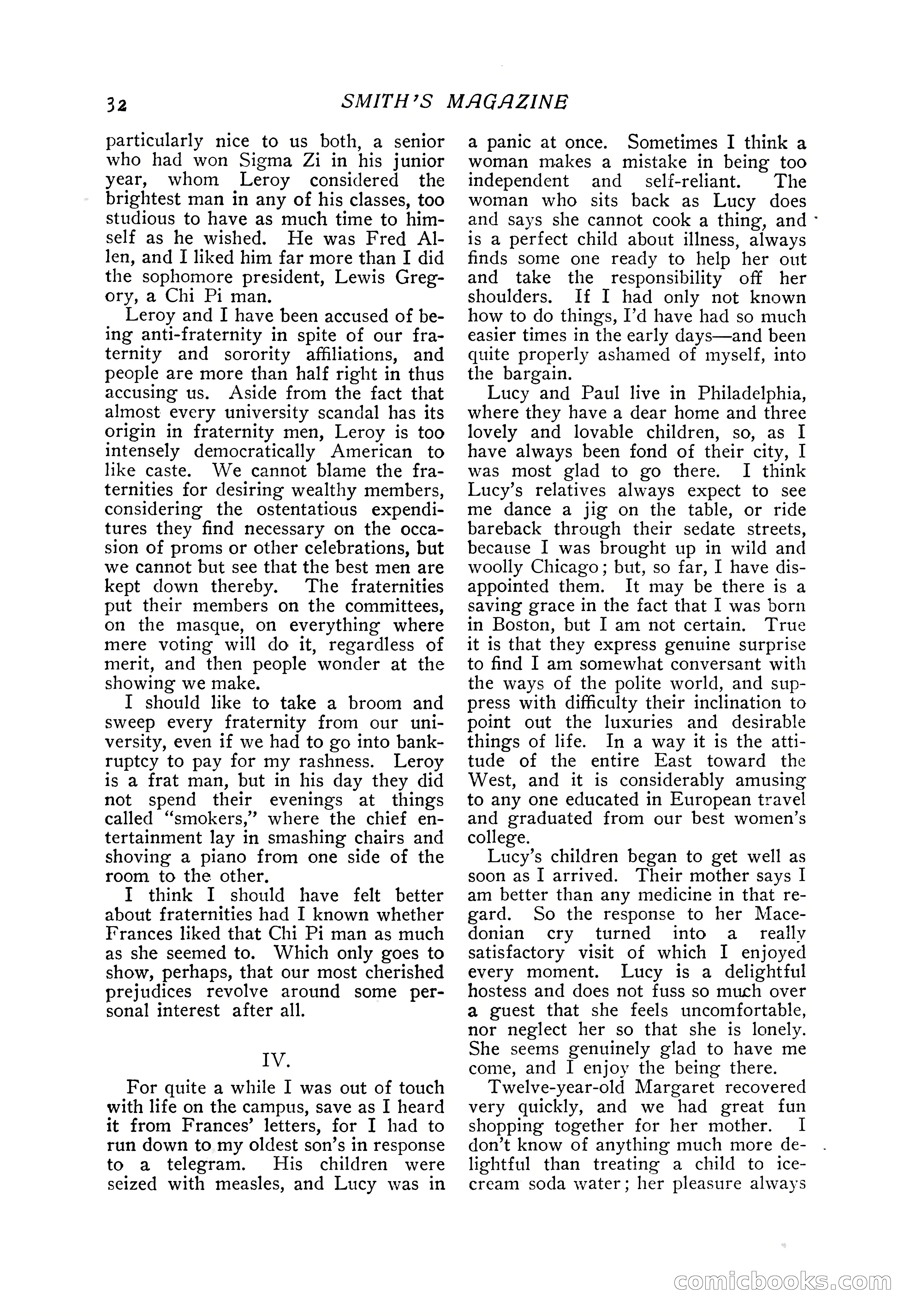Smith's Magazine, October 1909 — page 38 of 200