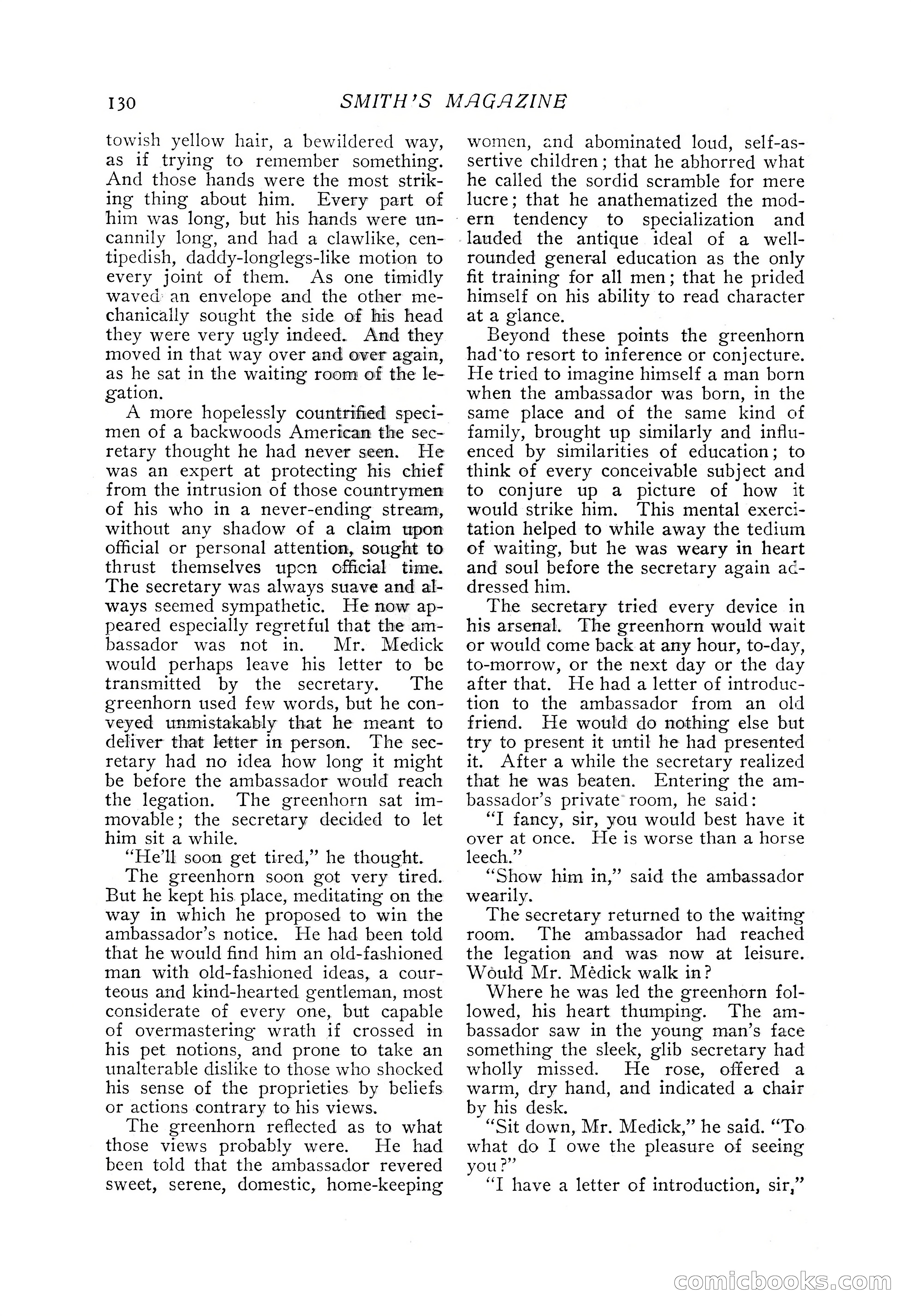 Smith's Magazine, October 1909 — page 136 of 200