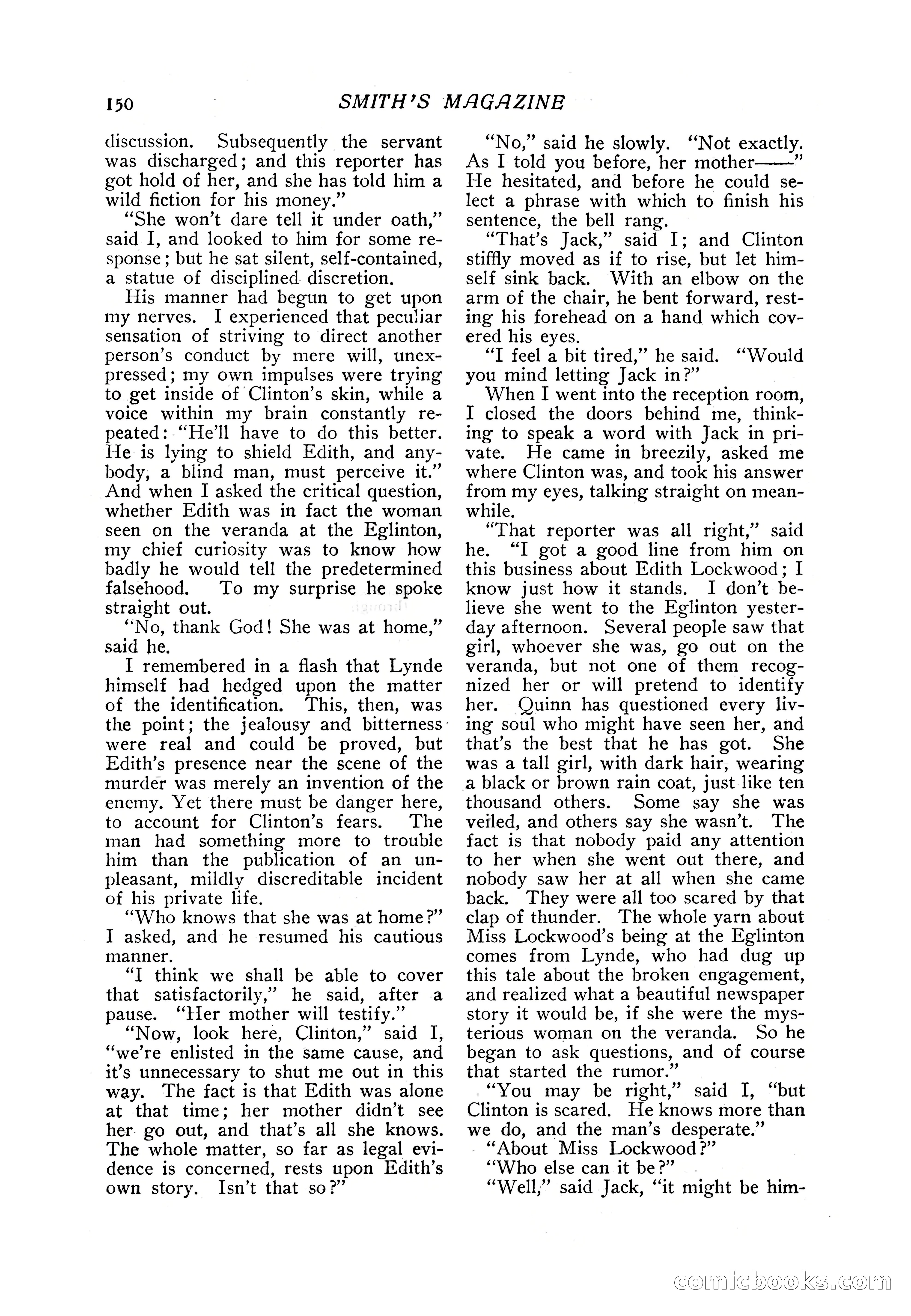 Smith's Magazine, October 1909 — page 156 of 200