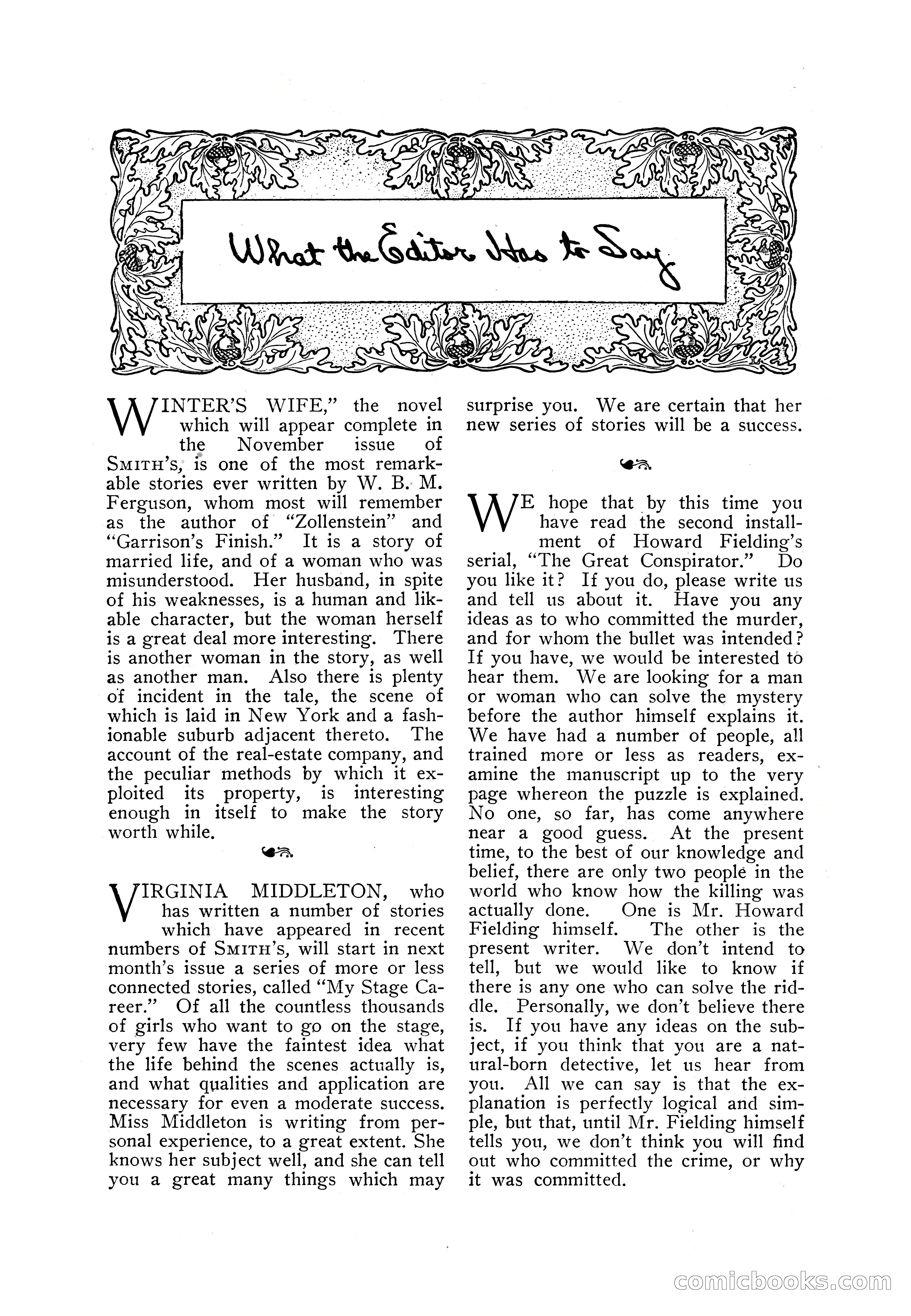 Smith's Magazine, October 1909 — page 173 of 200