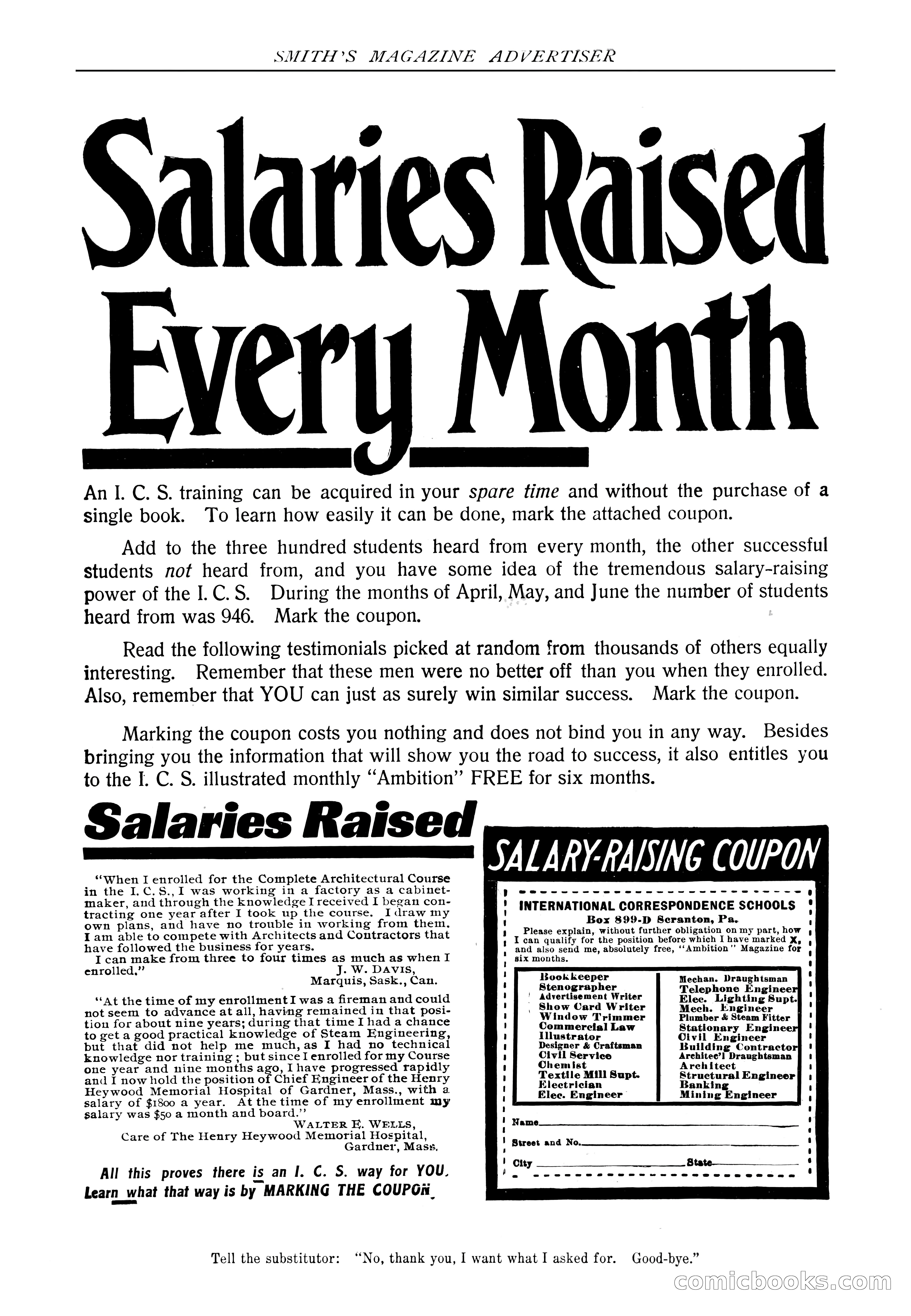 Smith's Magazine, October 1909 — page 179 of 200