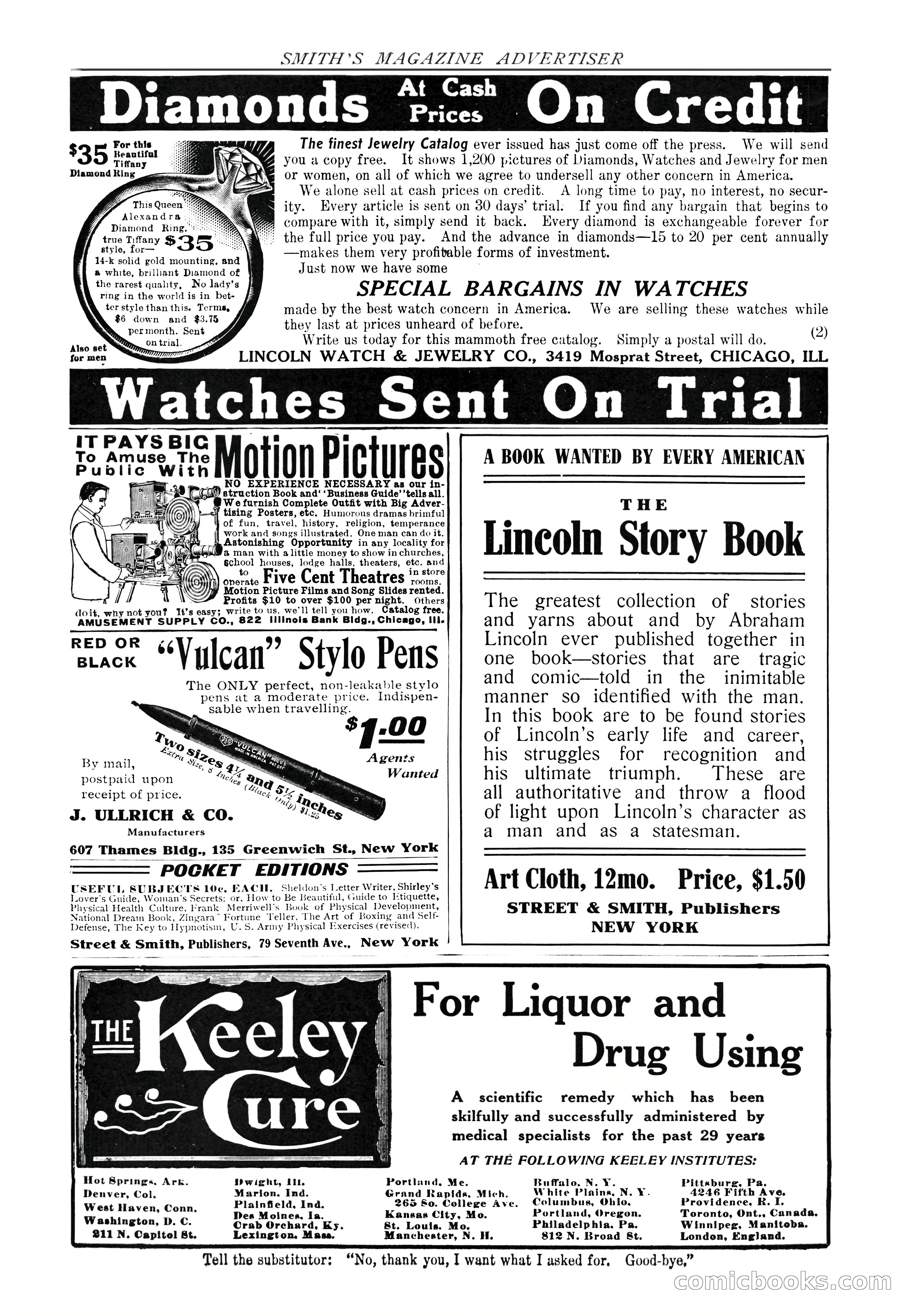 Smith's Magazine, October 1909 — page 186 of 200