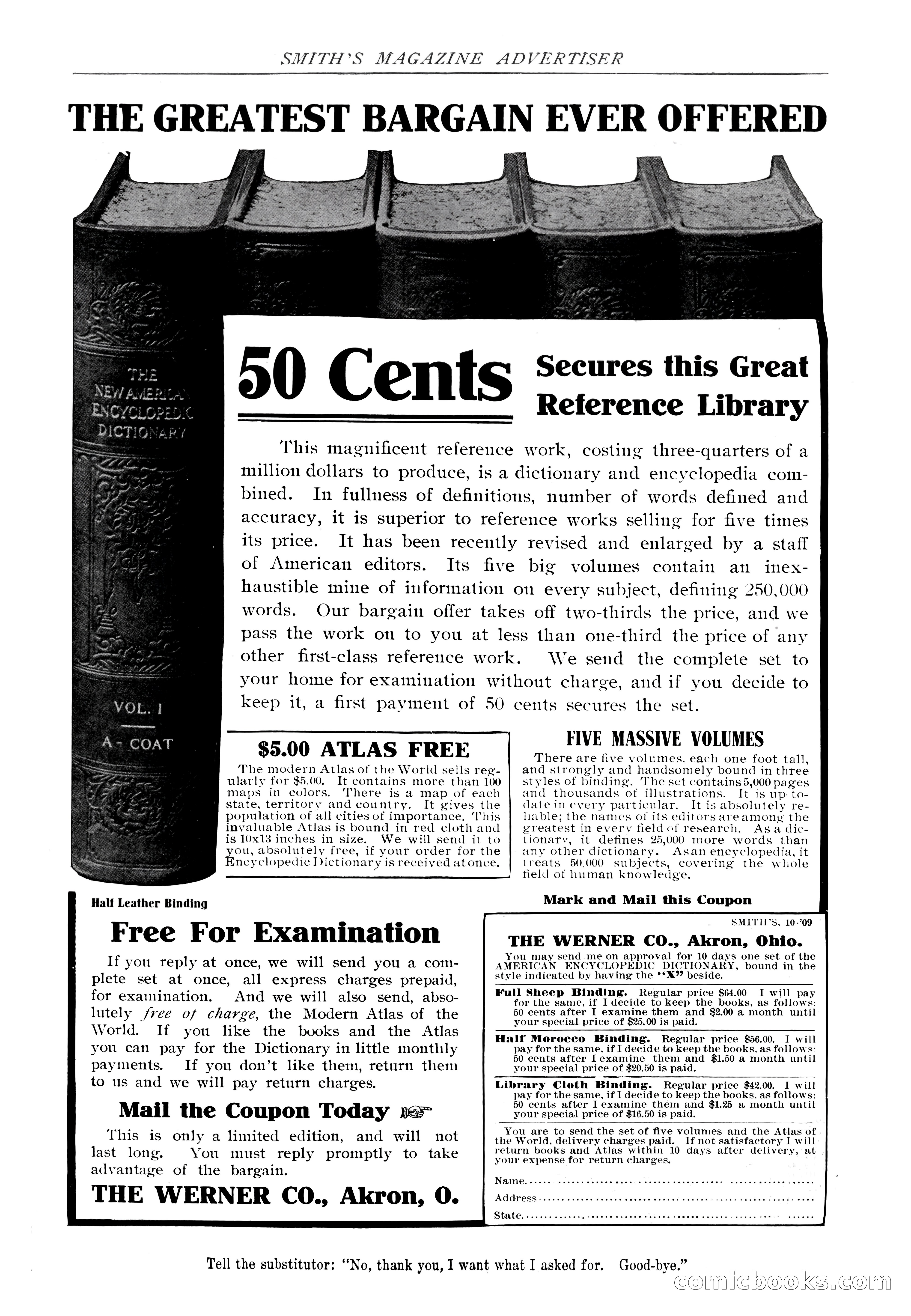 Smith's Magazine, October 1909 — page 187 of 200