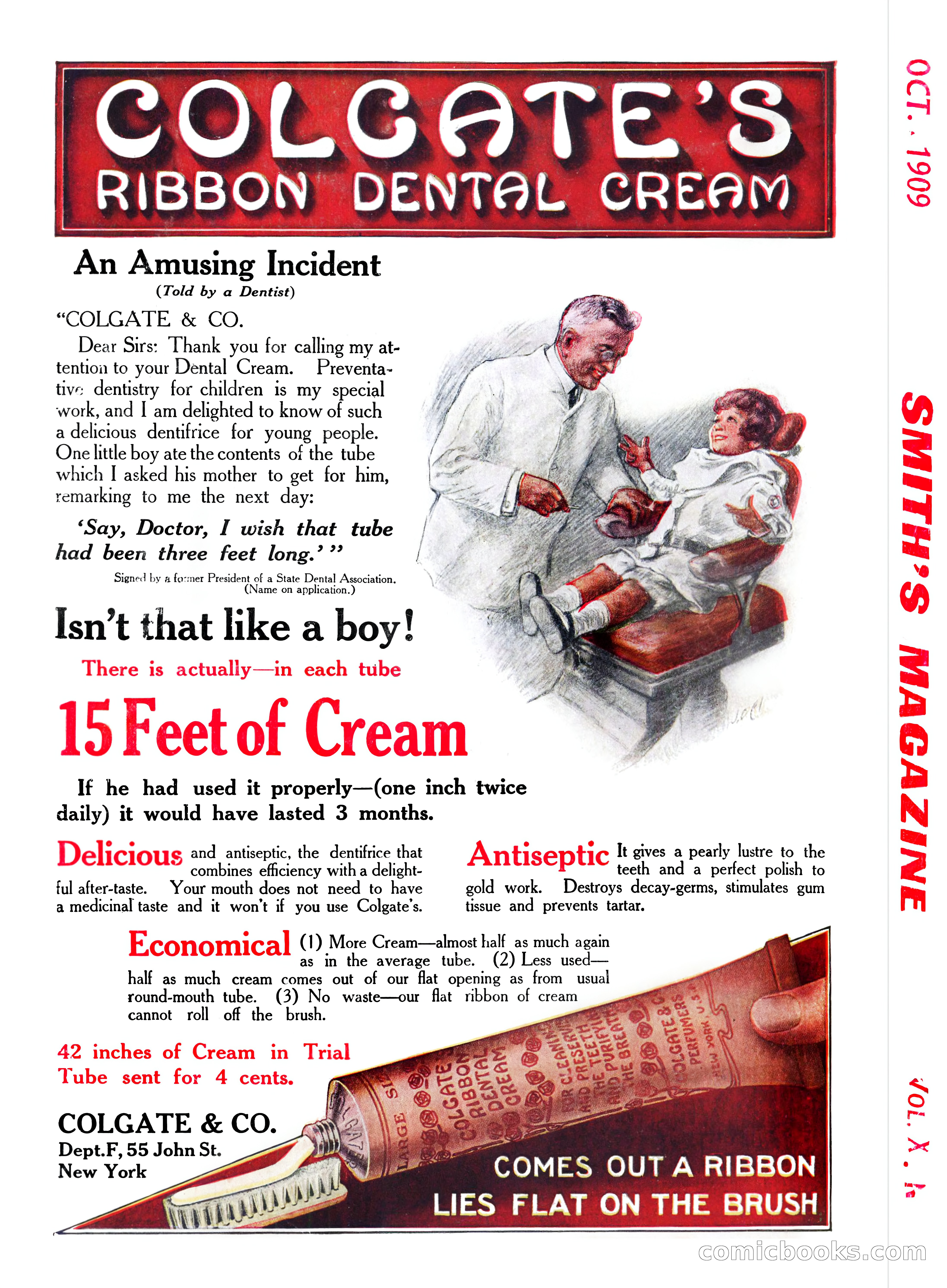 Smith's Magazine, October 1909 — page 200 of 200