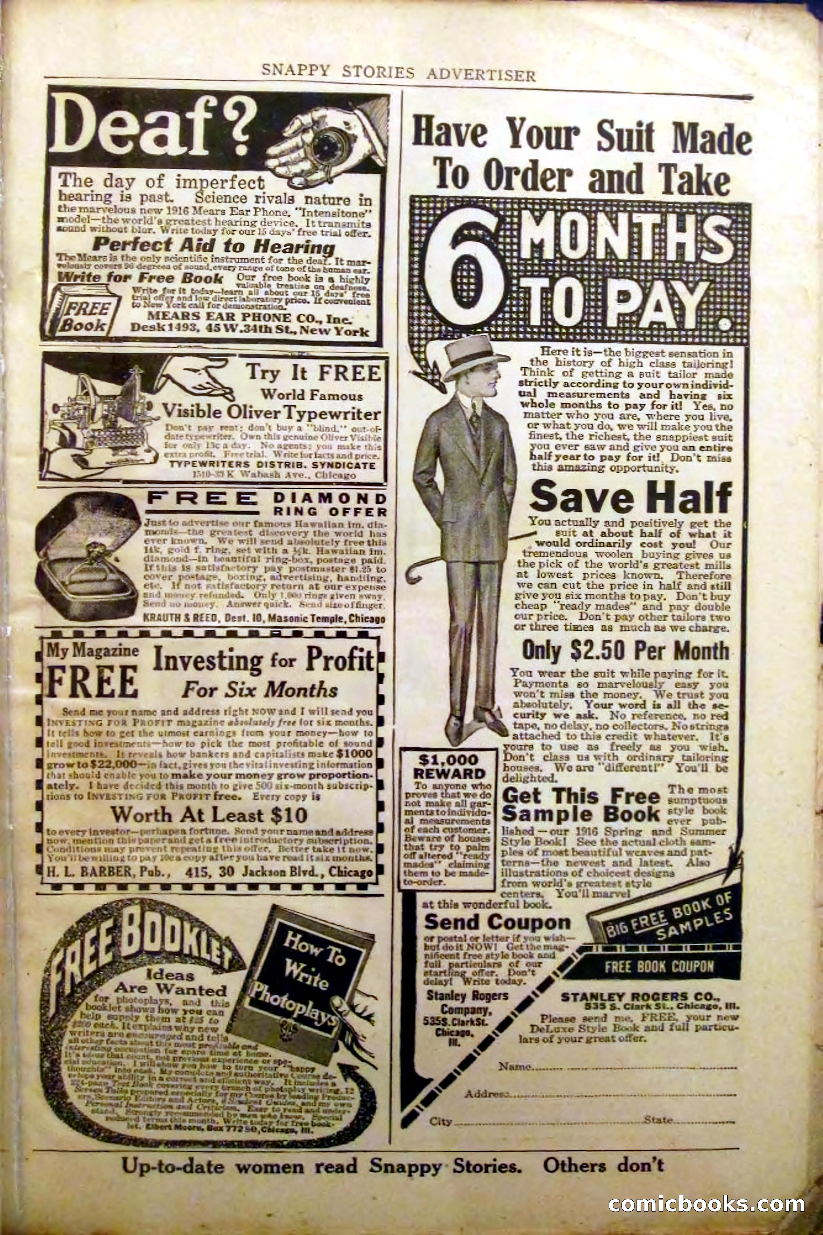 Snappy Stories, First March Number — page 145 of 148